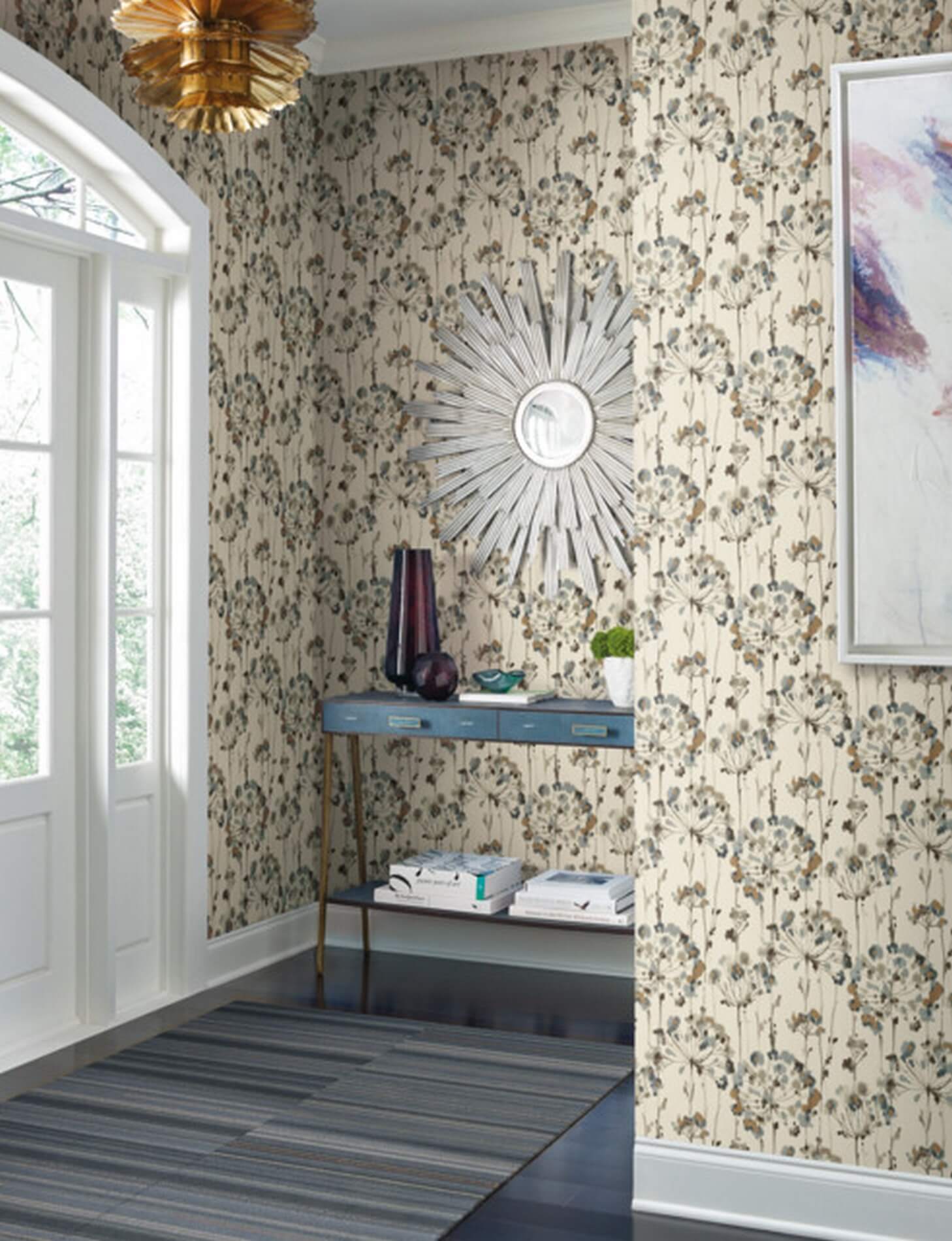 Tapeta Kwiaty Akwarela York CN2100 Flourish Candice Olson Modern Artisan 2