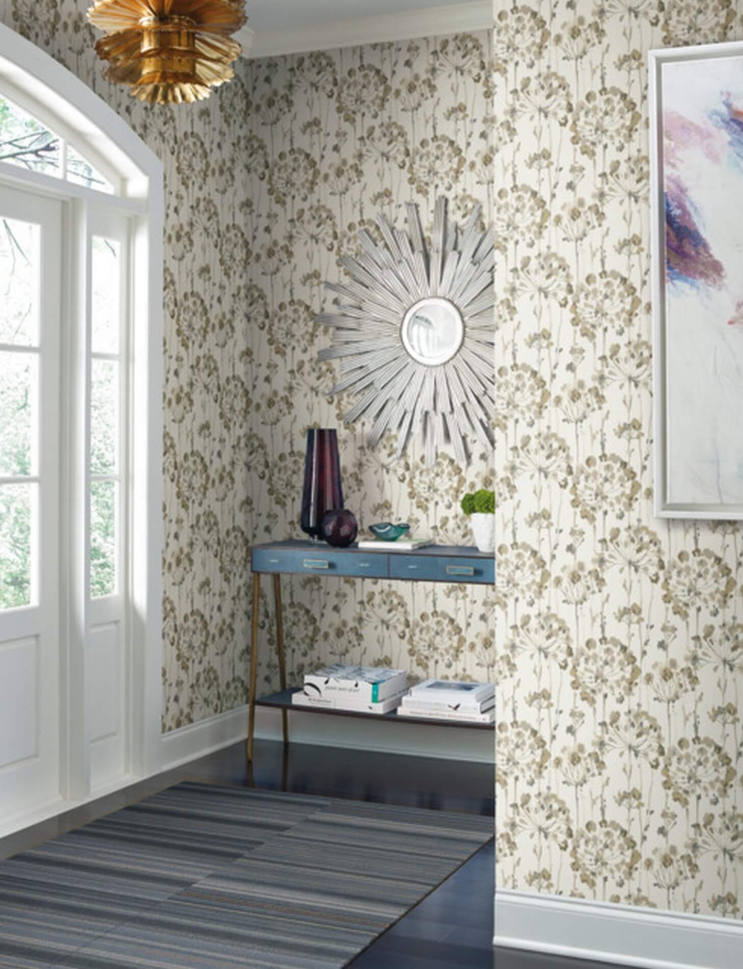 Tapeta Kwiaty Akwarela York CN2103 Flourish Candice Olson Modern Artisan 2