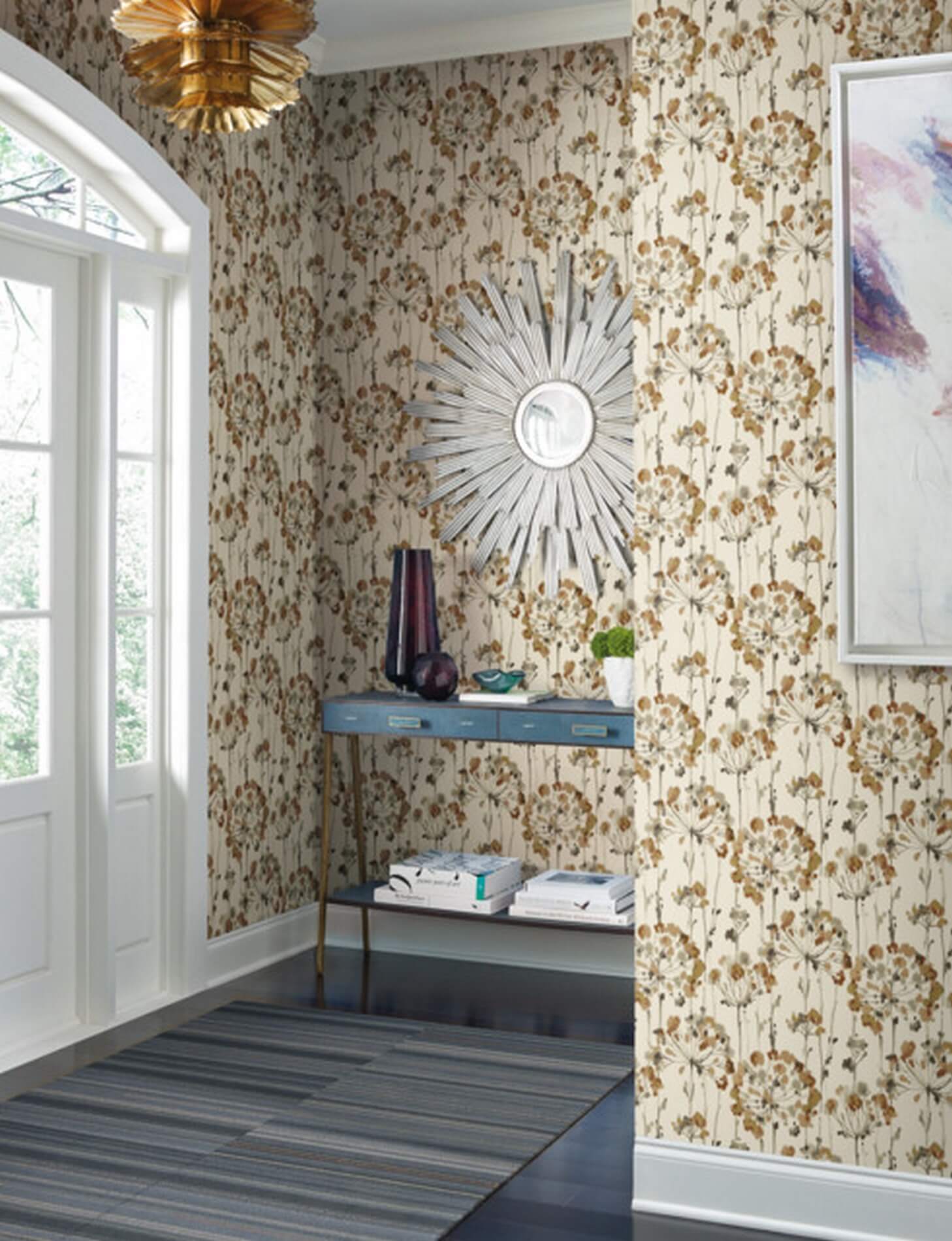 Tapeta Kwiaty Akwarela York CN2105 Flourish Candice Olson Modern Artisan 2