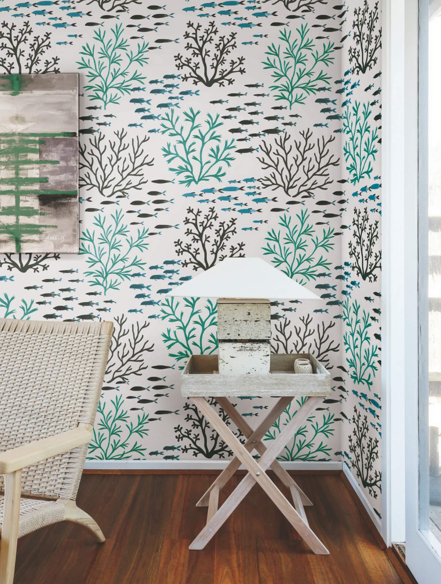 Tapeta Ryby I Koralowce York CV4406 Marine Garden Water's Edge