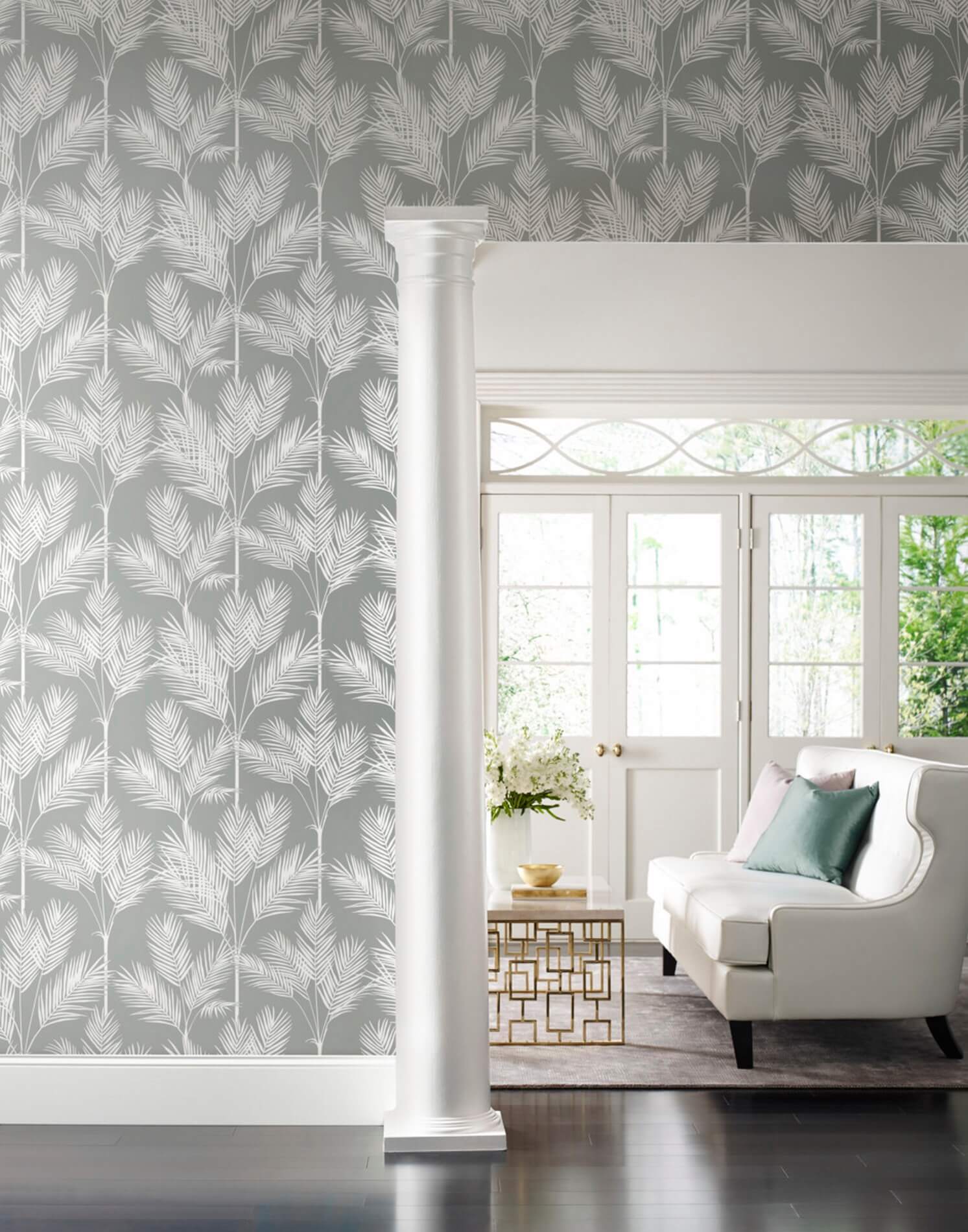 Tapeta Palma York CV4412 King Palm Silhouette Water's Edge