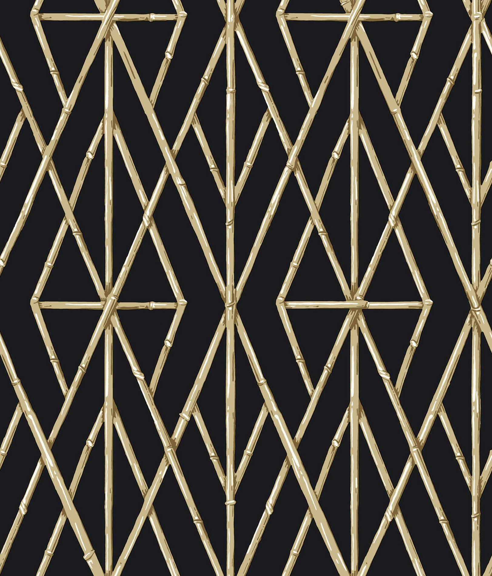 Tapeta Trejaż Bambusowy York CV4448 Riviera Bamboo Trellis Water's Edge