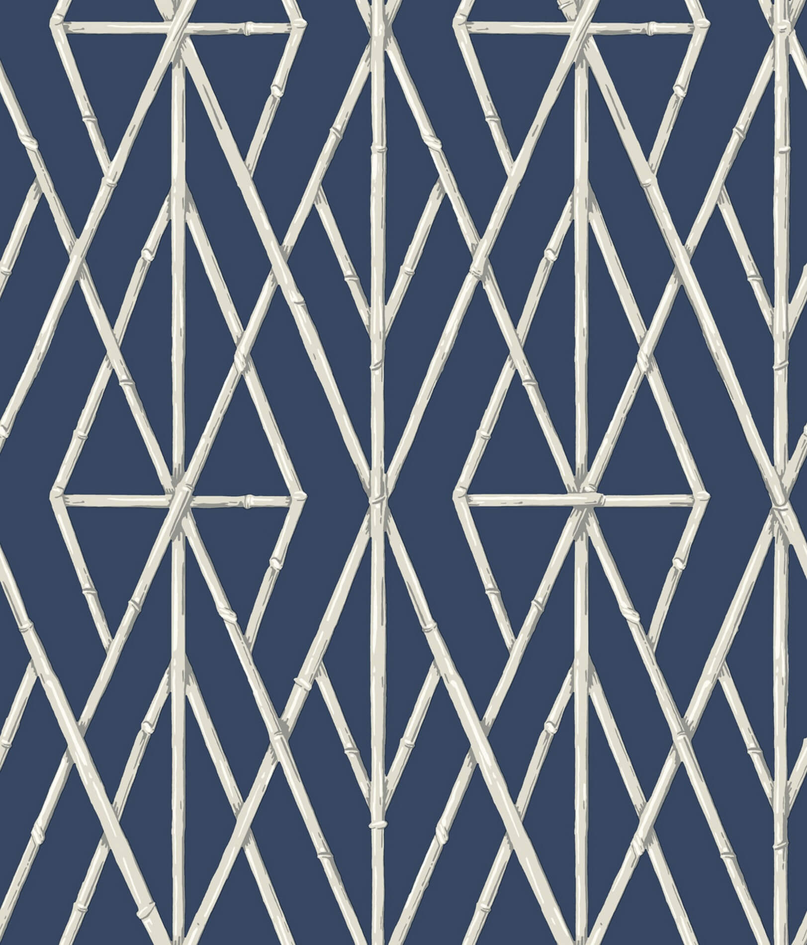 Tapeta Trejaż Bambusowy York CV4449 Riviera Bamboo Trellis Water's Edge