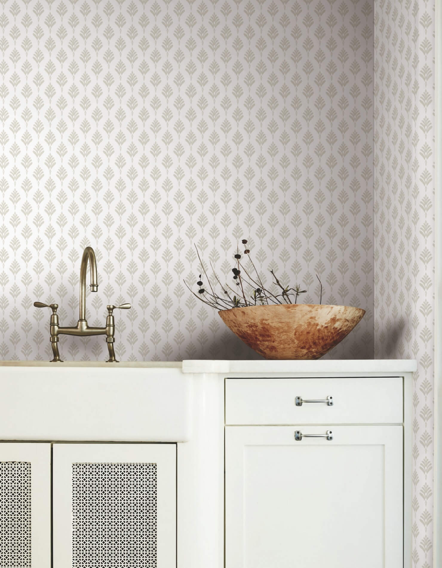 Tapeta Ornament York CV4458 French Scallop Water's Edge