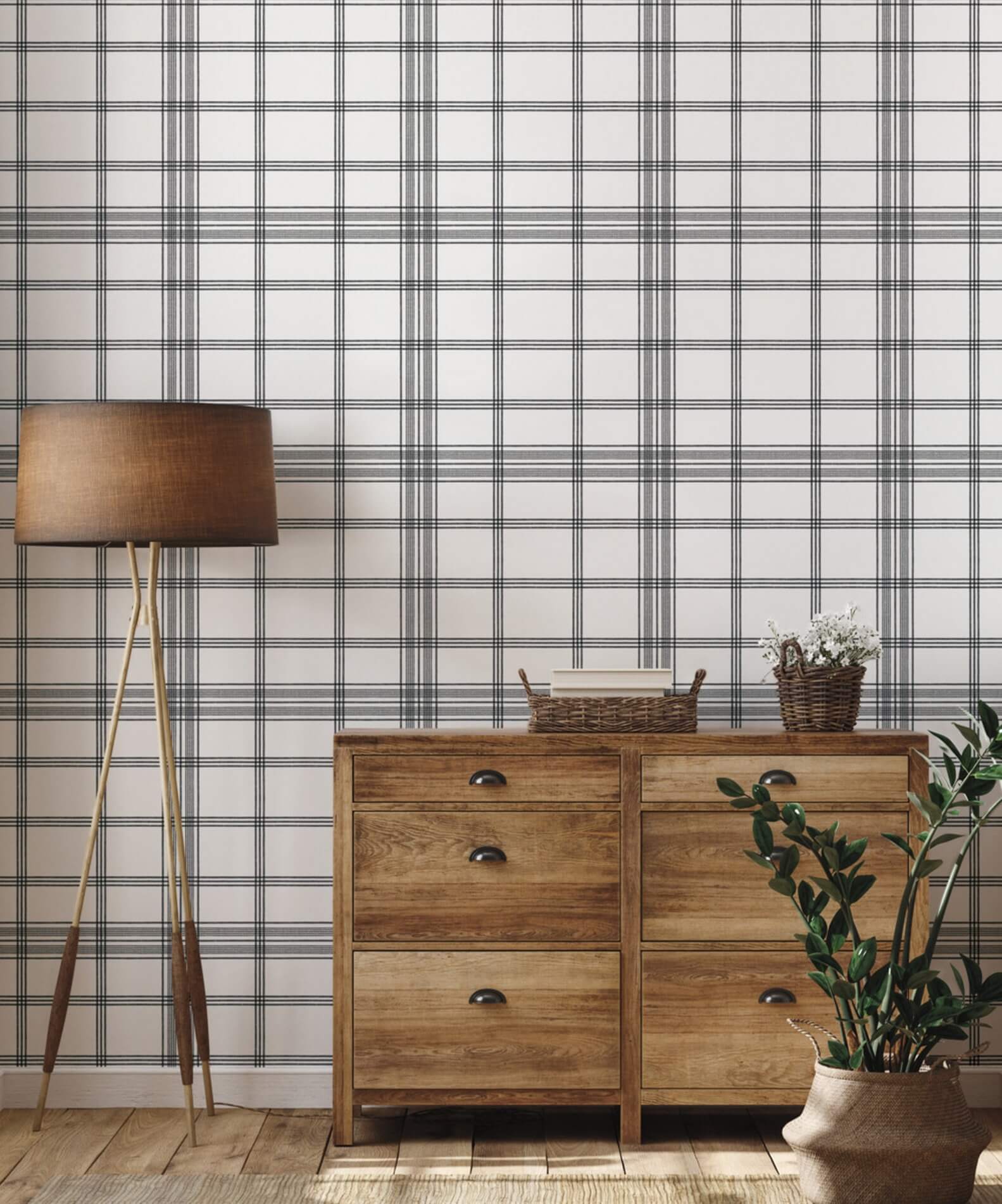 Tapeta Krata York CV4464 Charter Plaid Water's Edge