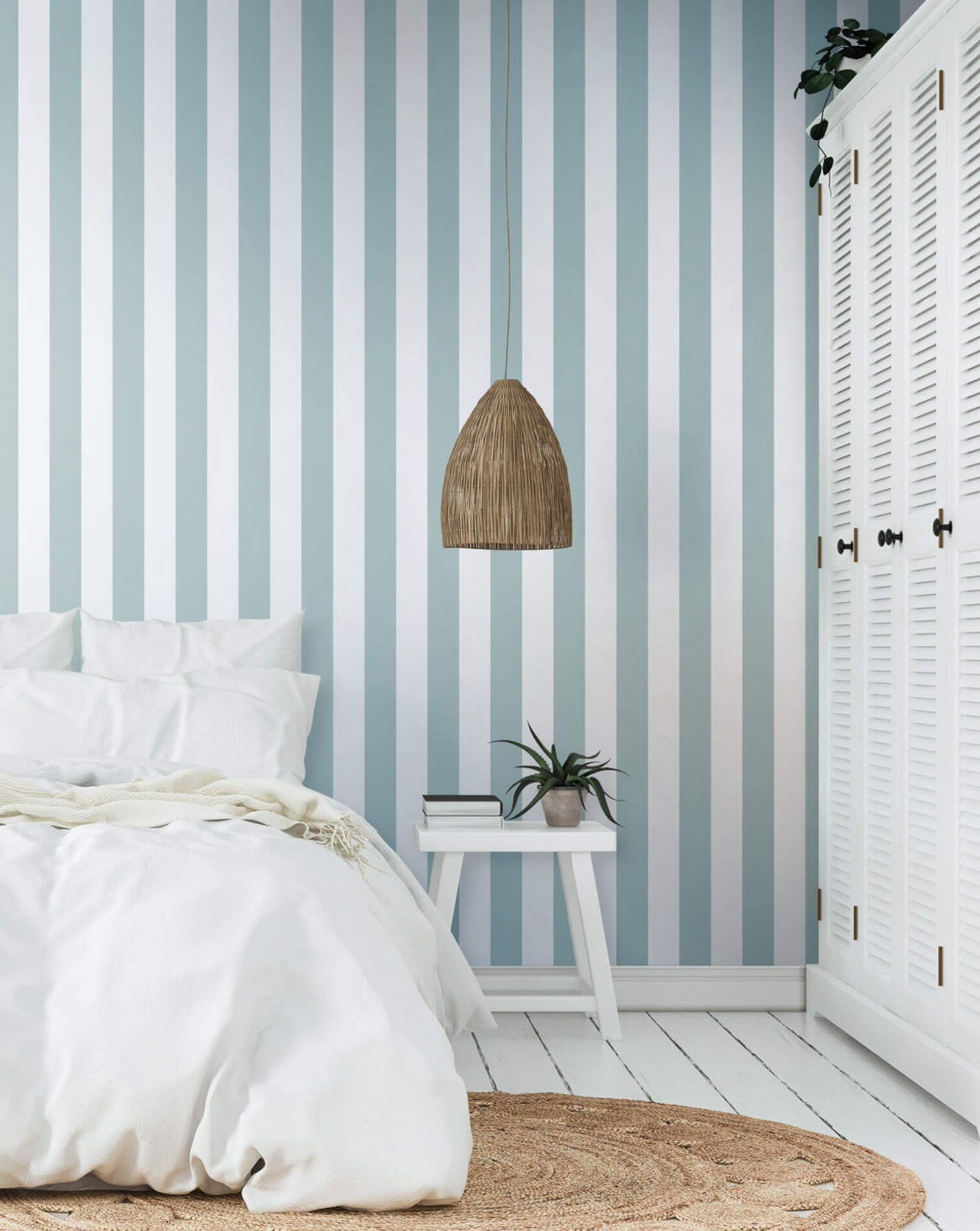 Tapeta Pasy York SA9178 Awning Stripe Water's Edge