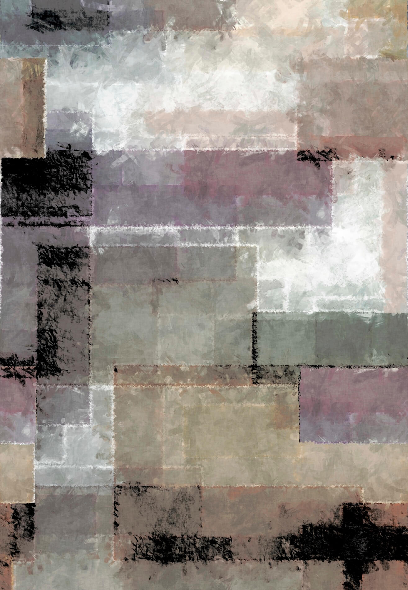 Mural Płyty 1838 Wallcoverings 1906-134-01 Spectrum Mocha Murals