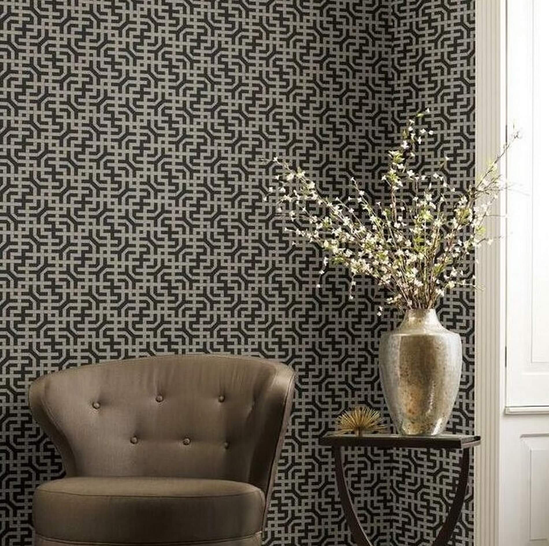 Tapeta Labirynt York 5801 Dynastic Lattice Ronald Redding Traveler