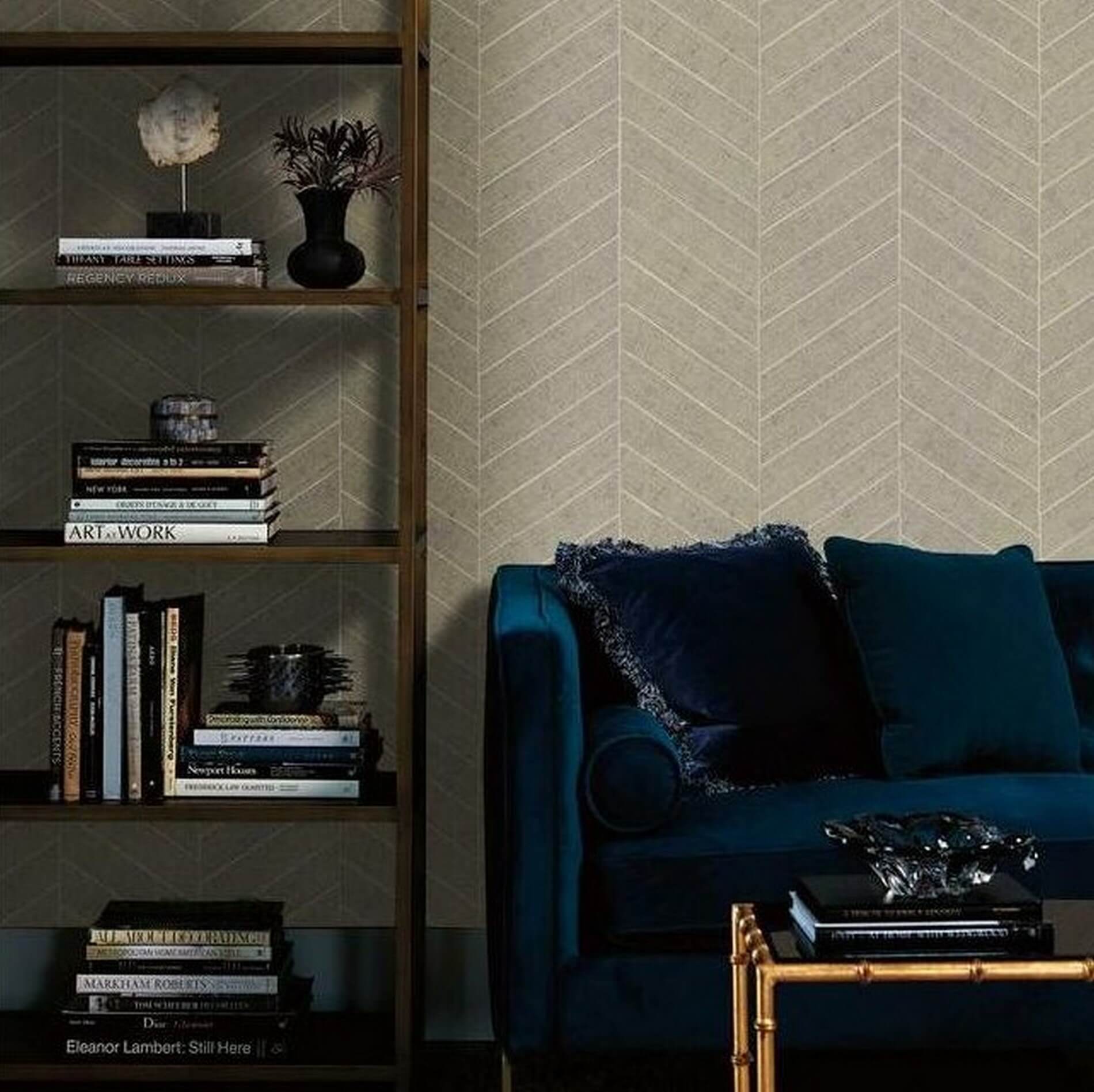 Tapeta Naturalna Jodełka York HO2109 Atelier Herringbone Ronald Redding Traveler
