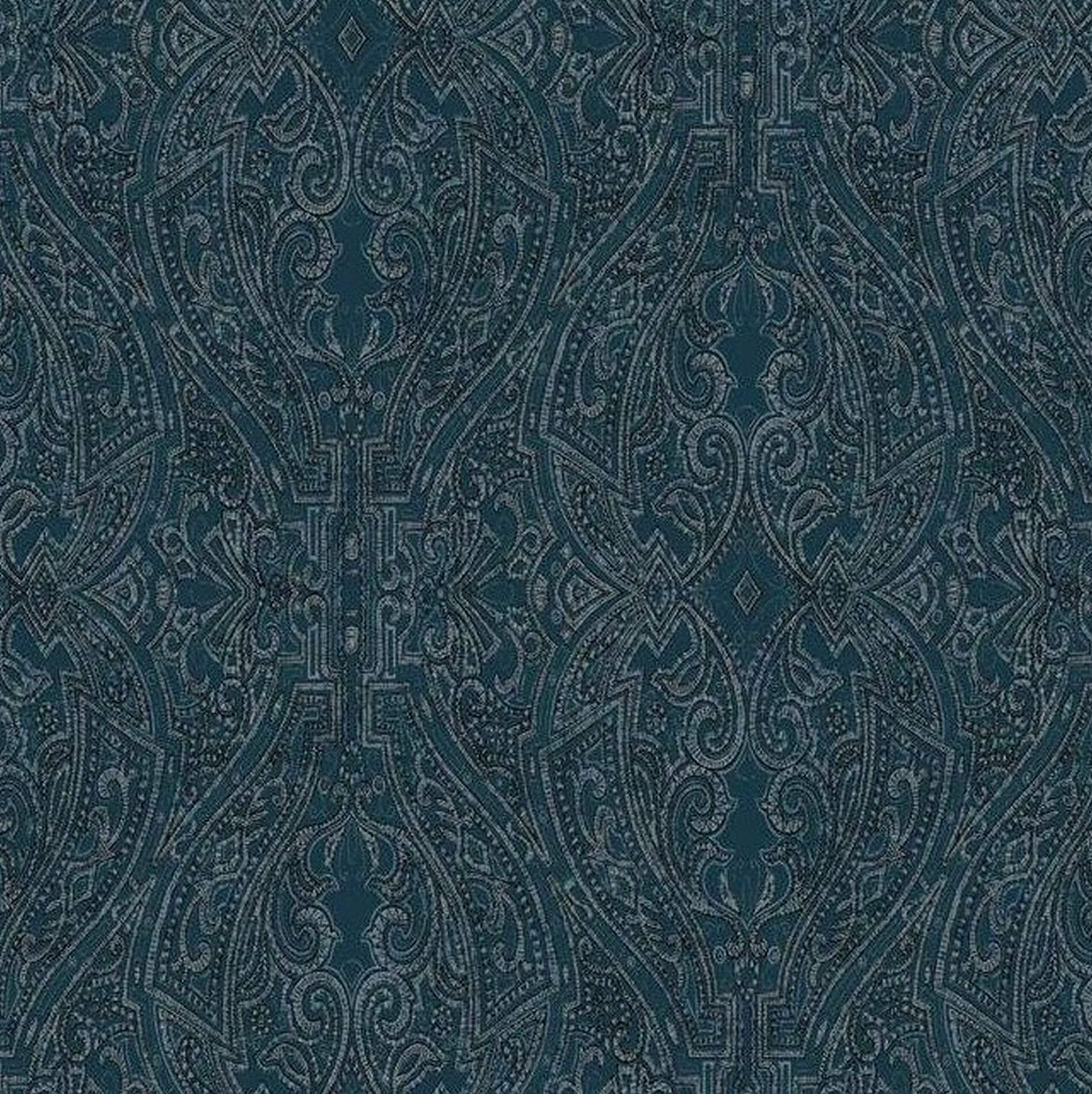 Tapeta Orientalny Ornament York HO2133 Ascot Damask Ronald Redding Traveler