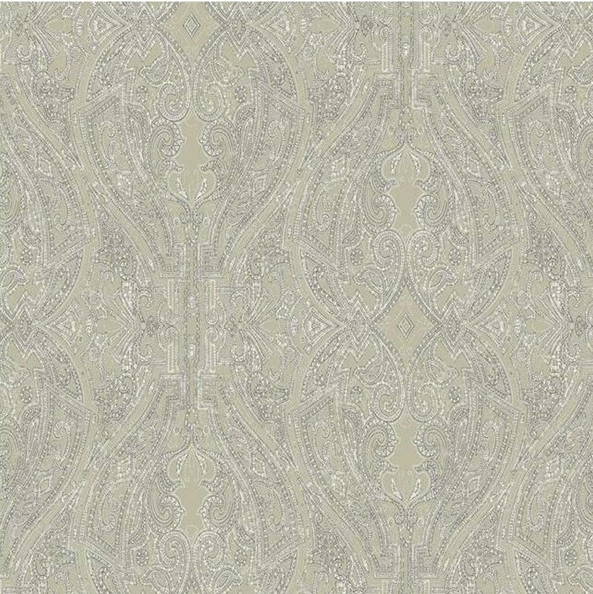Tapeta Orientalny Ornament York HO2135 Ascot Damask Ronald Redding Traveler