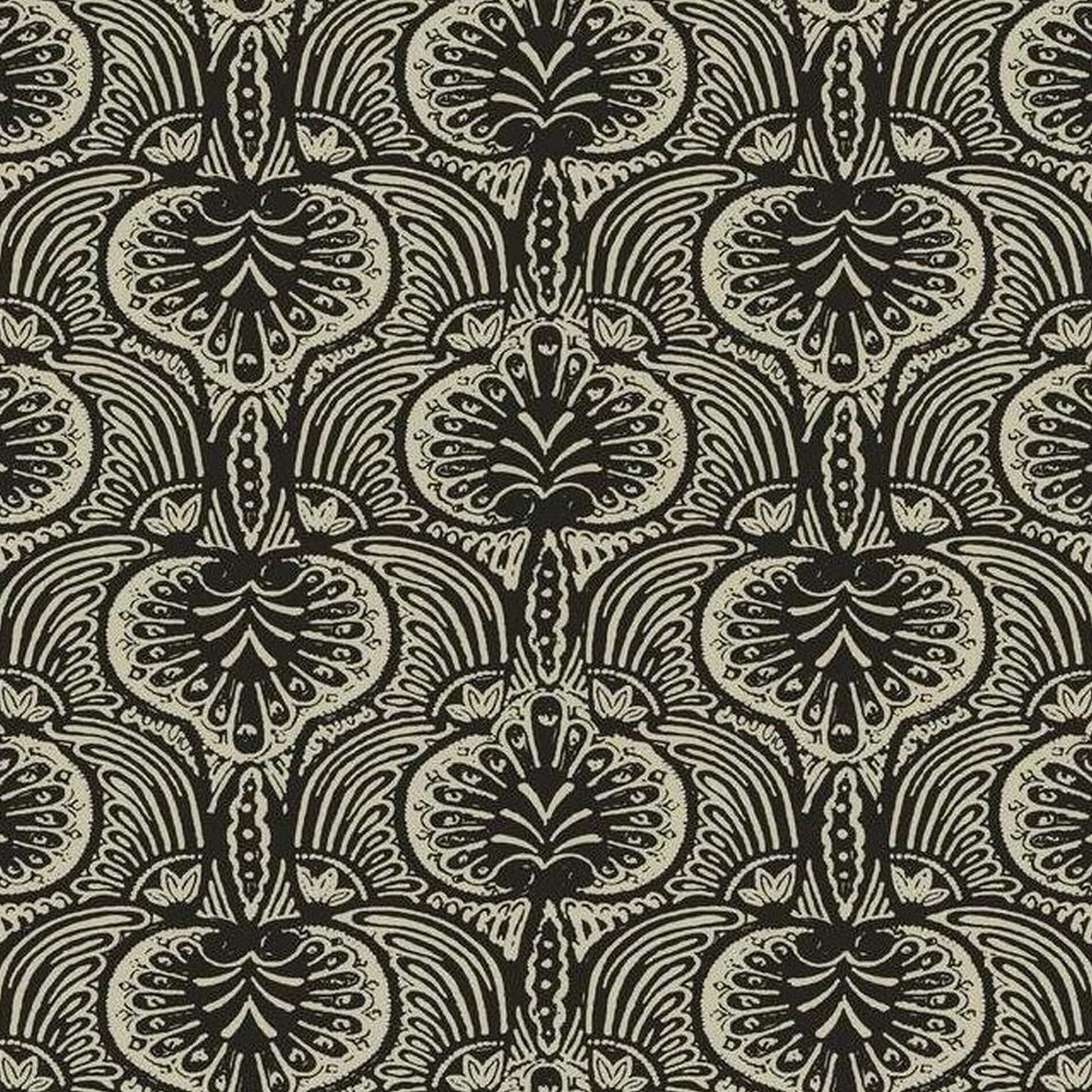 Tapeta Orientalny Damask York HO2155 Lotus Palm Ronald Redding Traveler