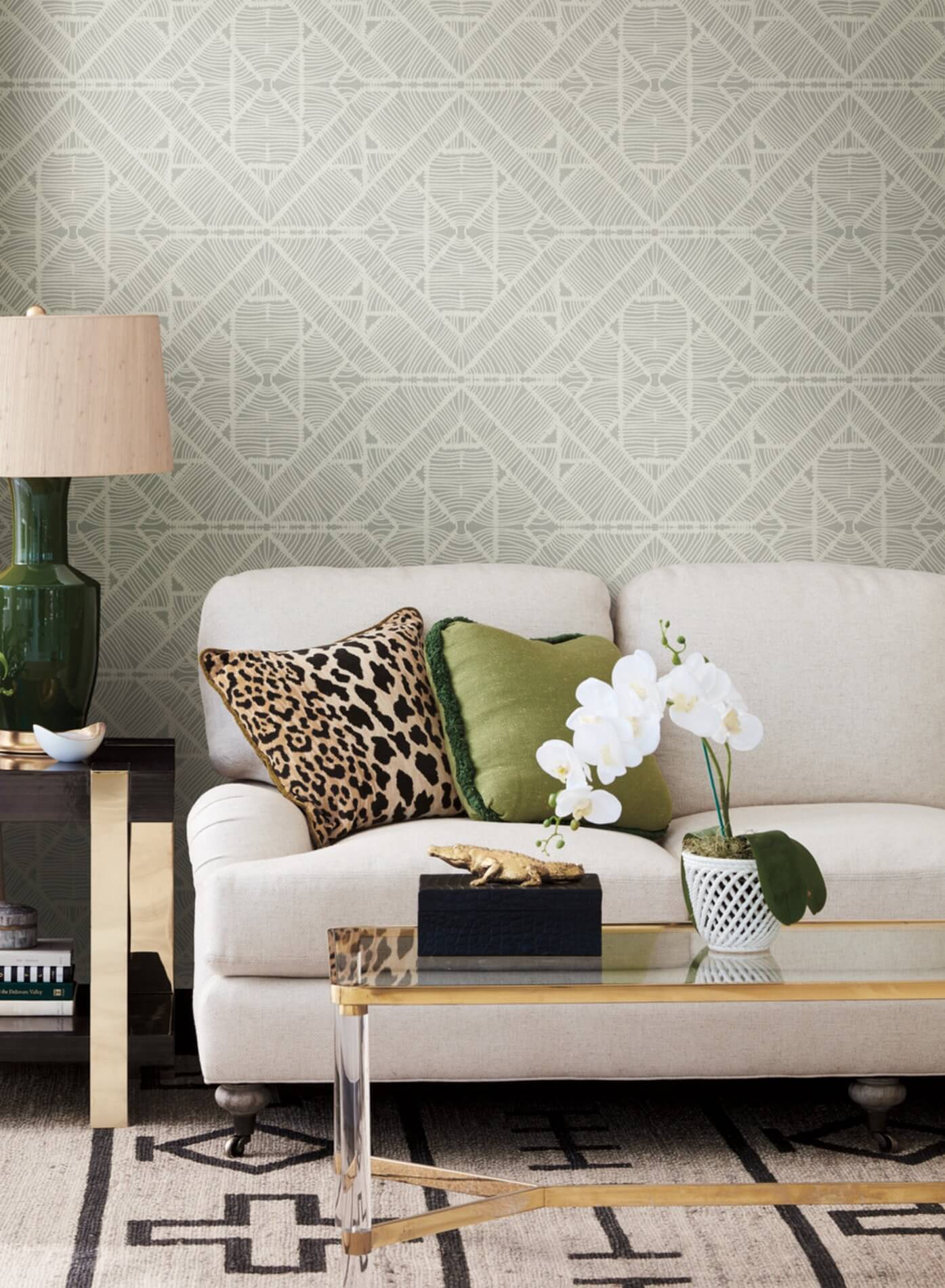 Tapeta Geometryczna York TC2701 Diamond Macrame Tropics Resource Library