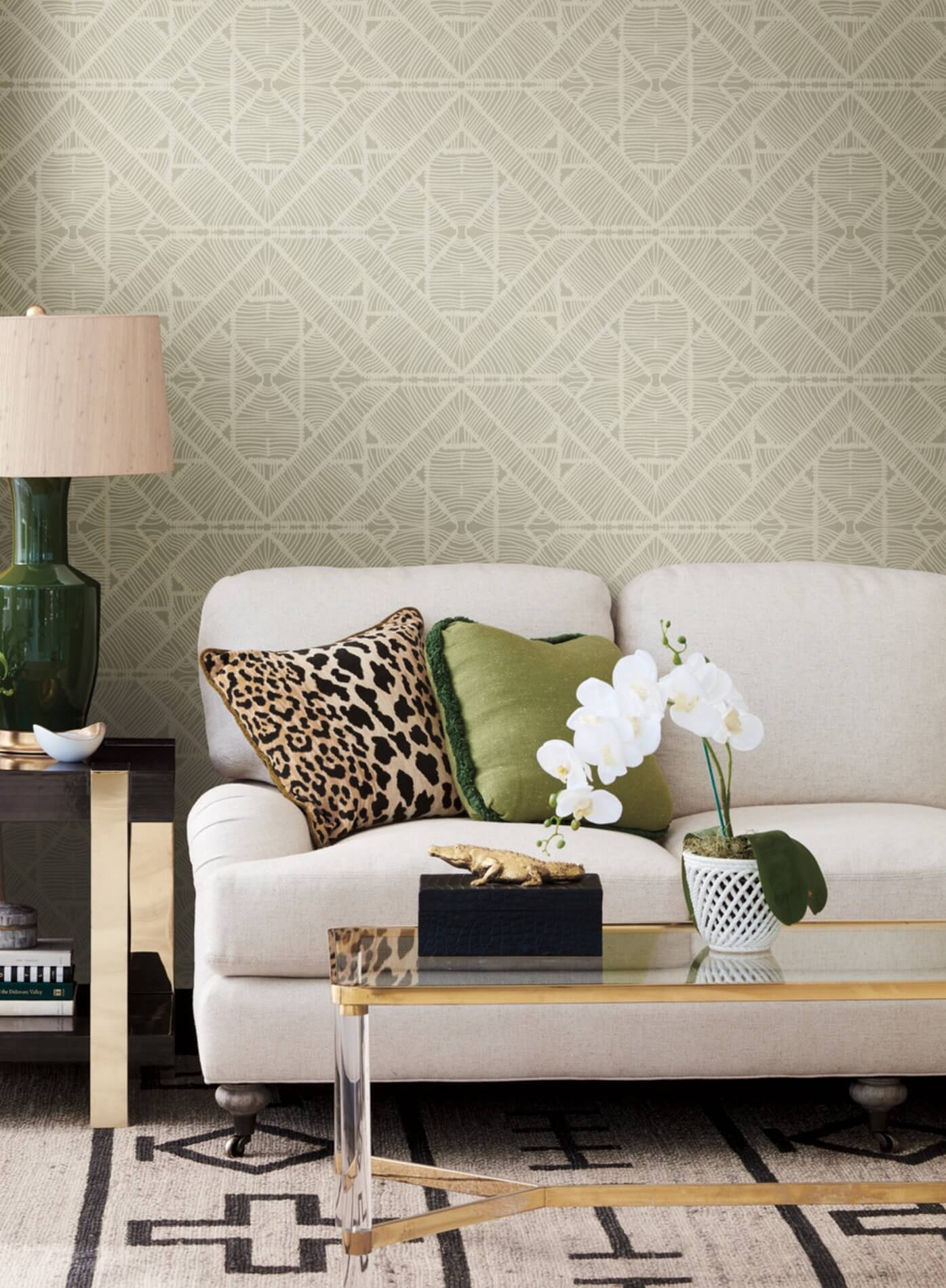 Tapeta Geometryczna York TC2703 Diamond Macrame Tropics Resource Library