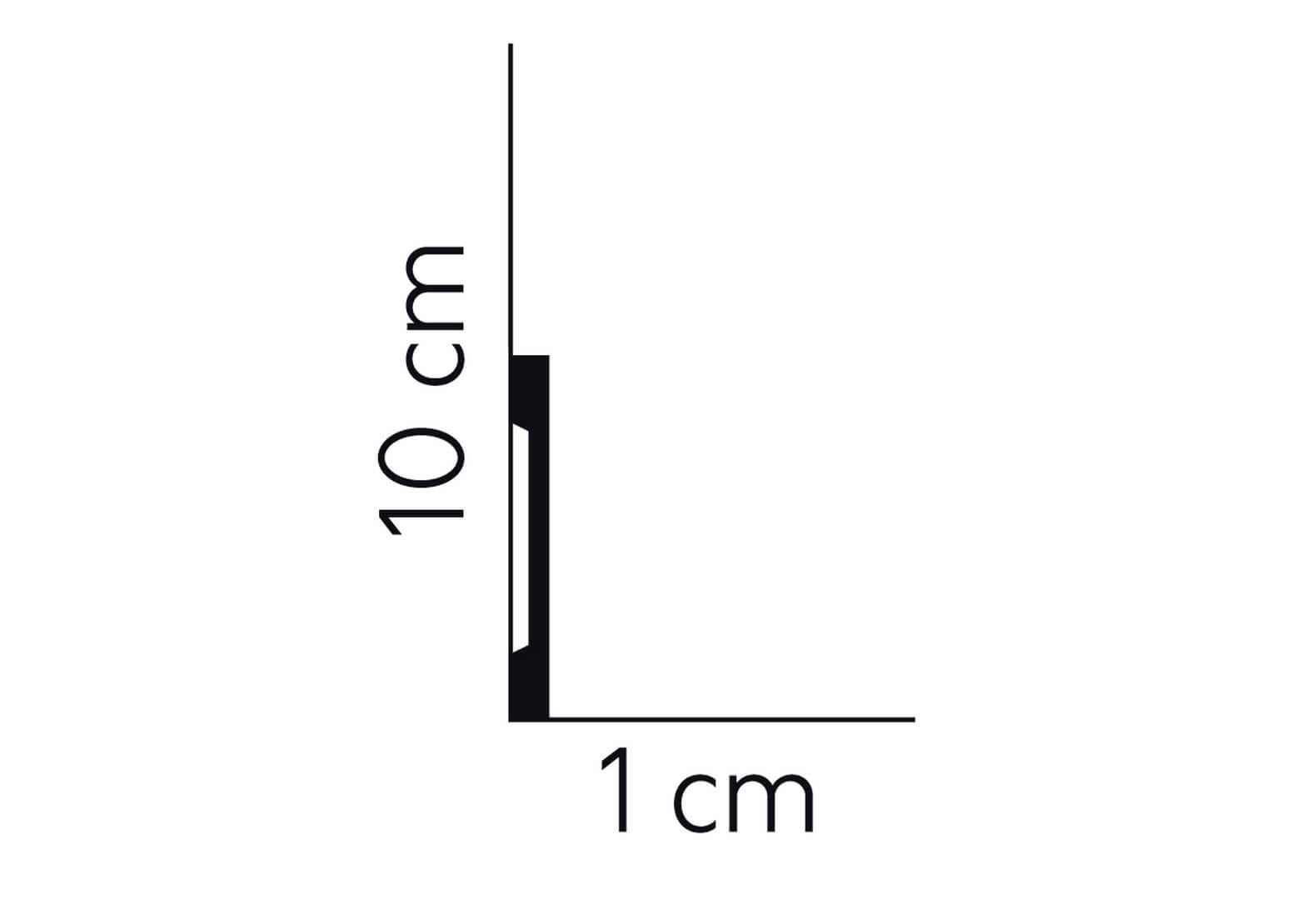 Listwa podłogowa MD013 Mardom Decor wys. 10cm