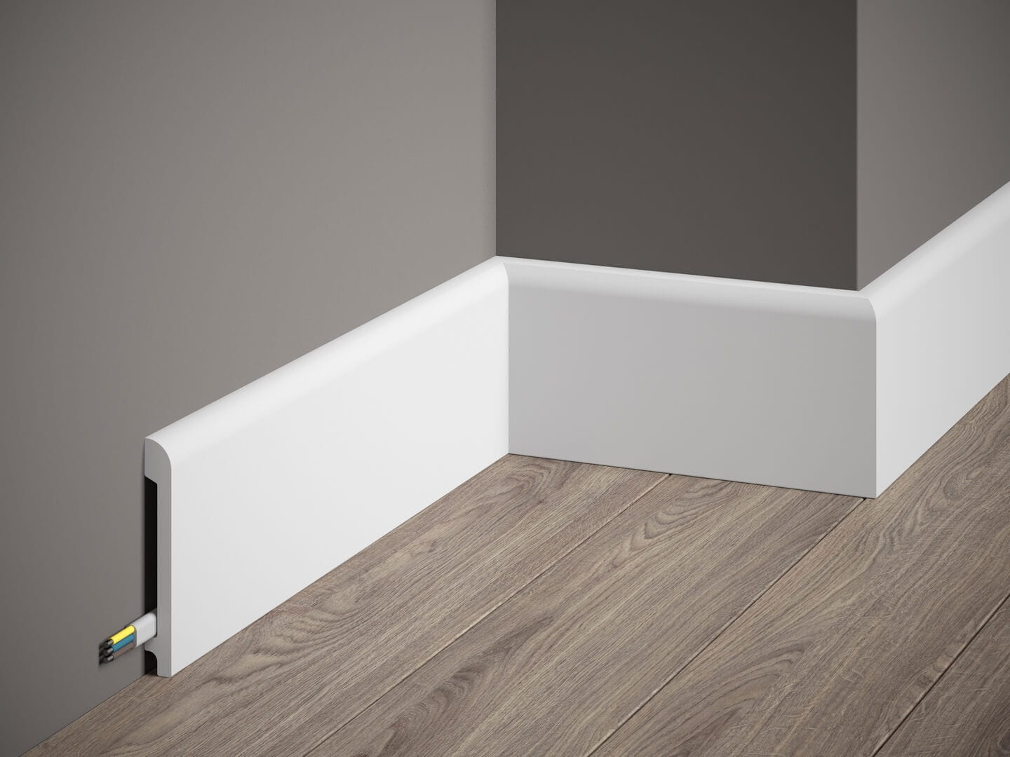 Listwa podłogowa MD236 Mardom Decor wys. 9,9cm