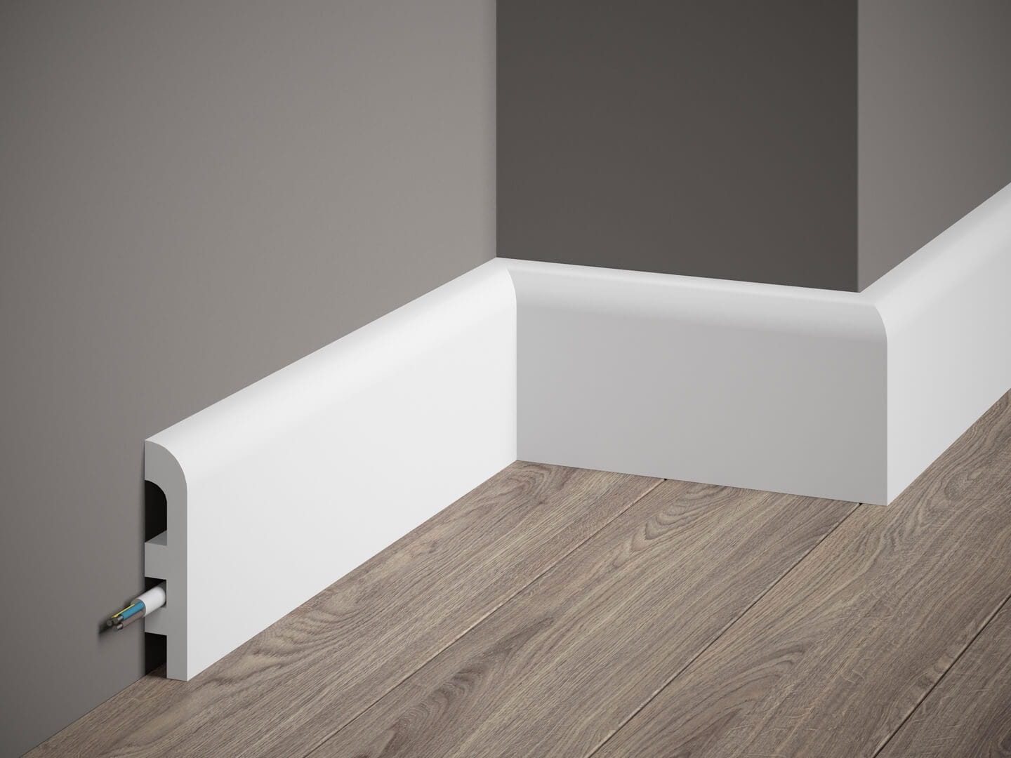 Listwa podłogowa MD355 Mardom Decor wys. 9,7cm