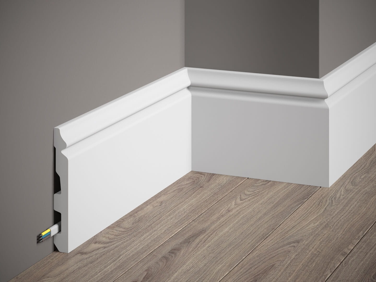 Listwa podłogowa MD360 Mardom Decor wys. 13,7cm