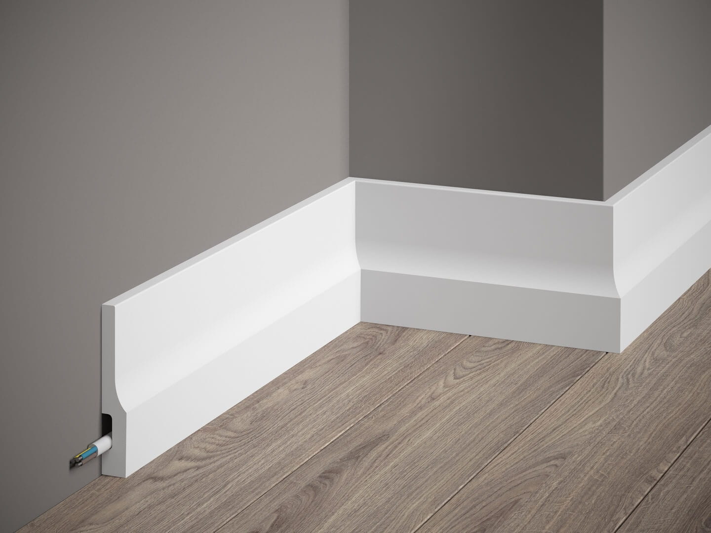 Listwa przypodłogowa QS009 Mardom Decor wys. 10cm