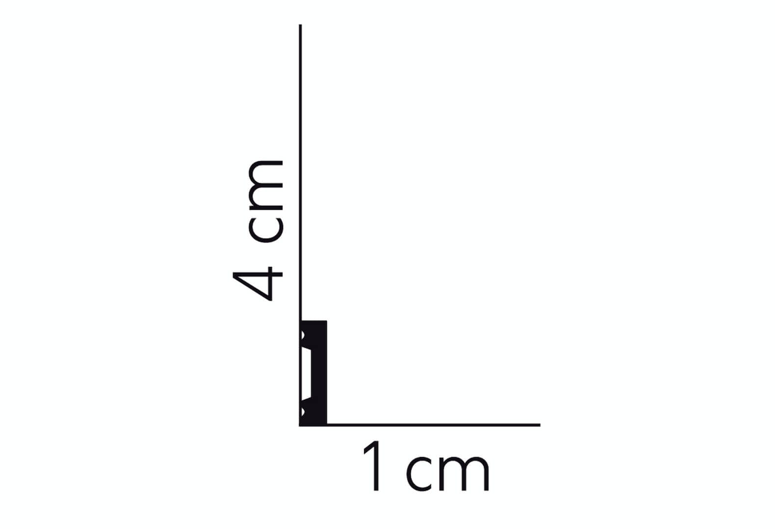 Listwa podłogowa MD011P Satyna Mardom Decor wys. 4cm