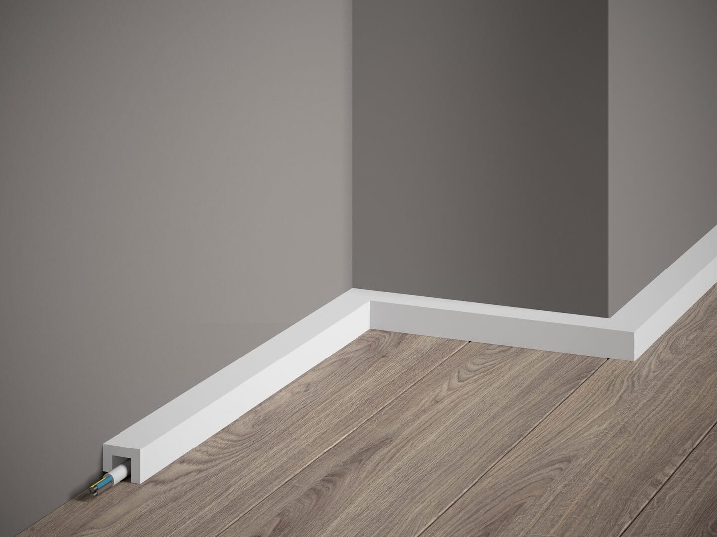 Listwa przypodłogowa QL021P Satyna Mardom Decor wys. 2cm