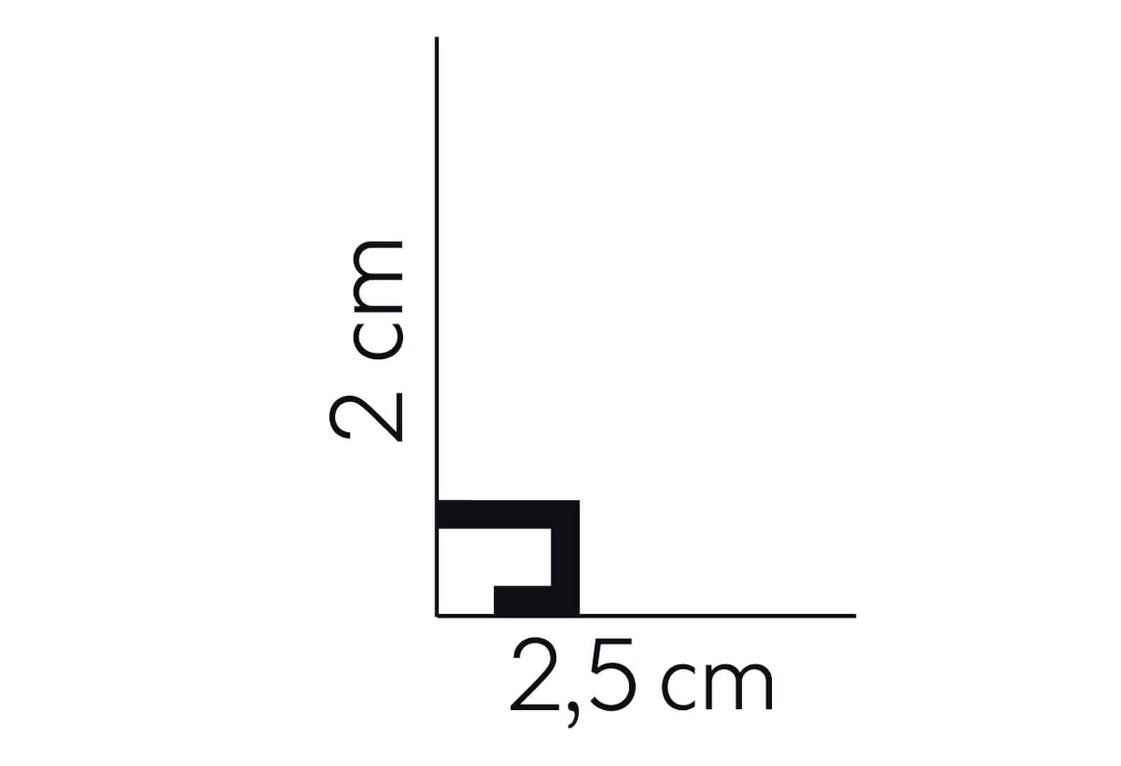 Listwa przypodłogowa QL021P Satyna Mardom Decor wys. 2cm
