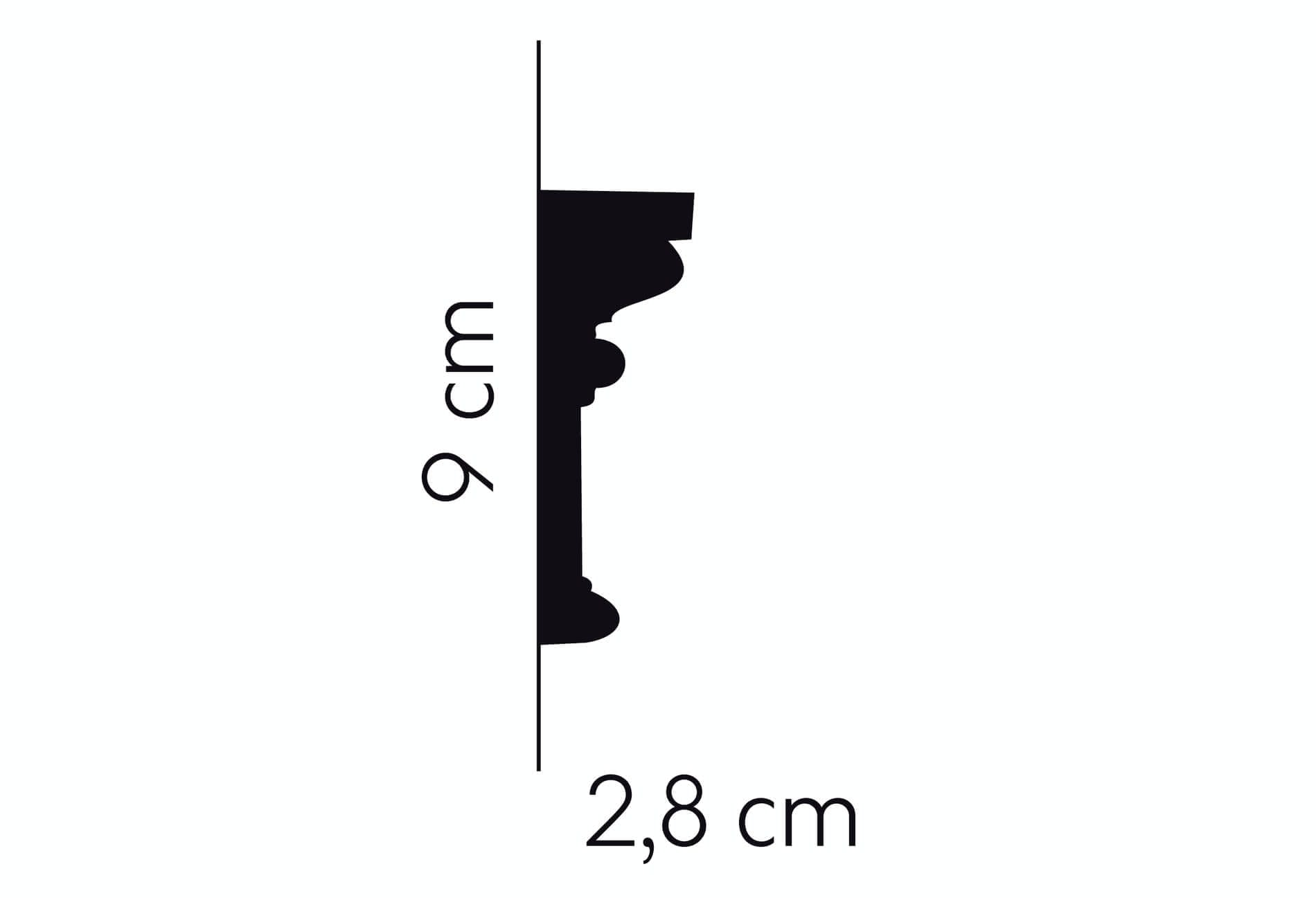 Listwa ścienna MDD305 Mardom Decor wys. 9cm