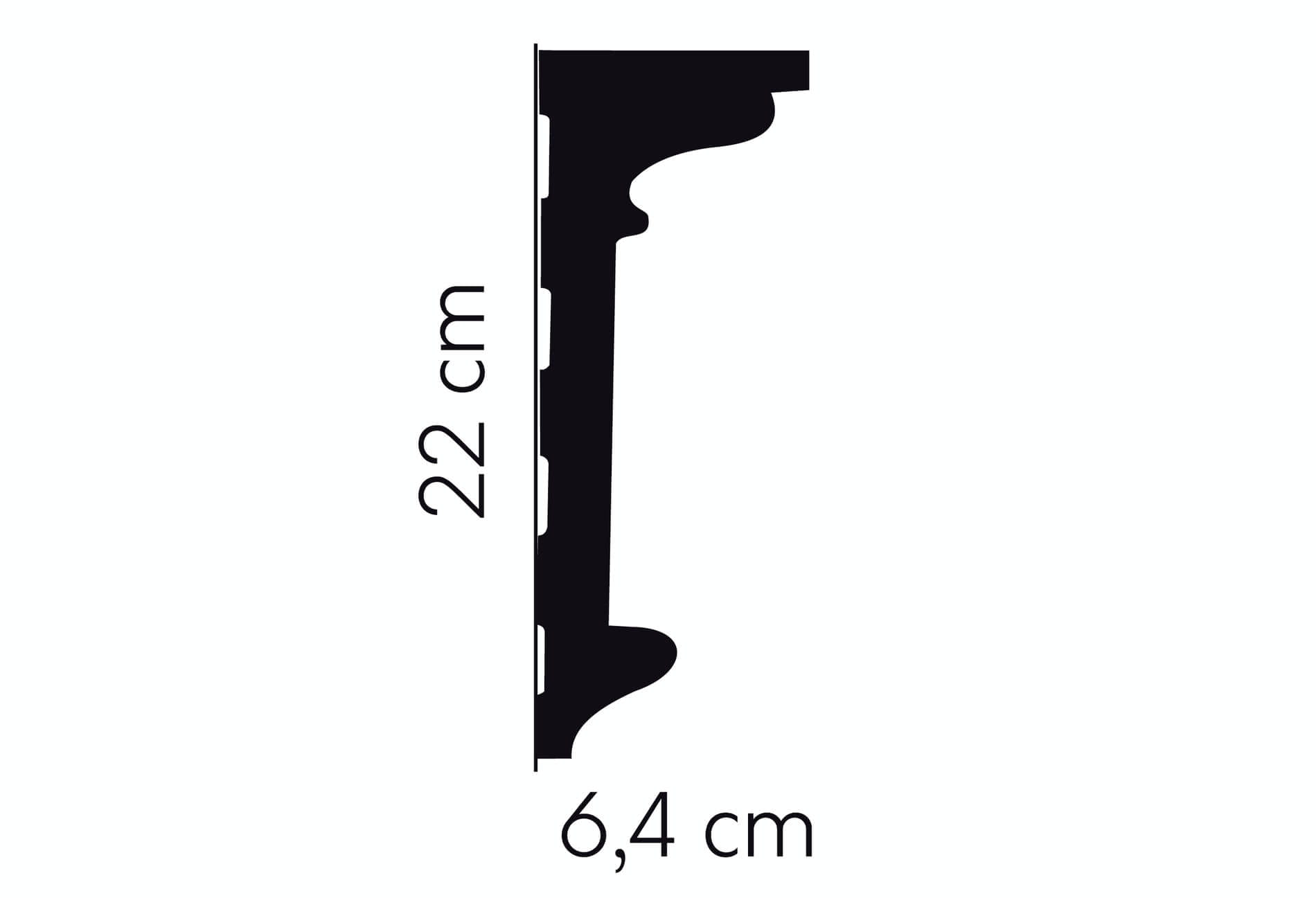 Listwa ścienna MDD315 Mardom Decor wys. 22cm