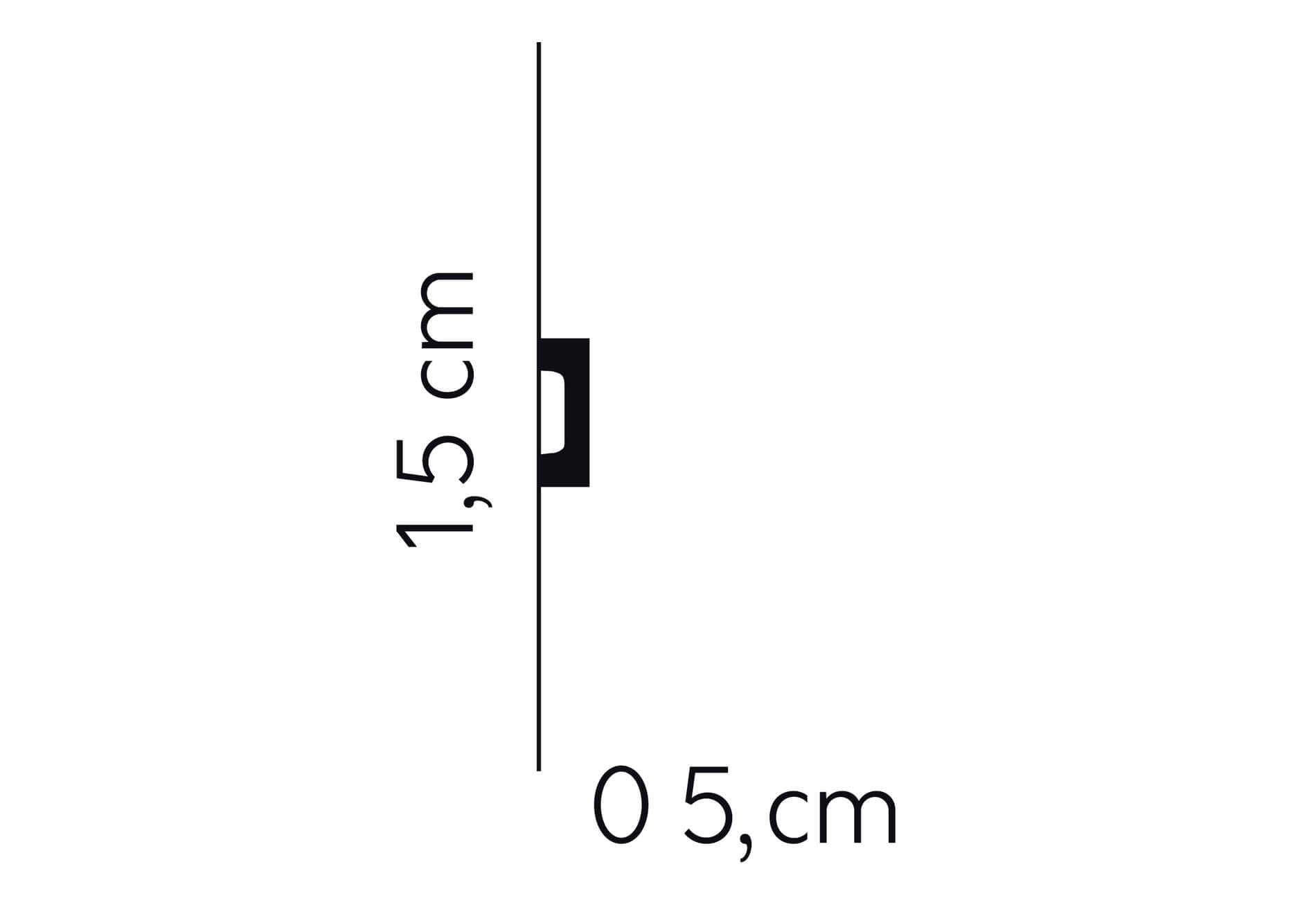 Listwa ścienna MDD316 Mardom Decor wys. 1,5cm
