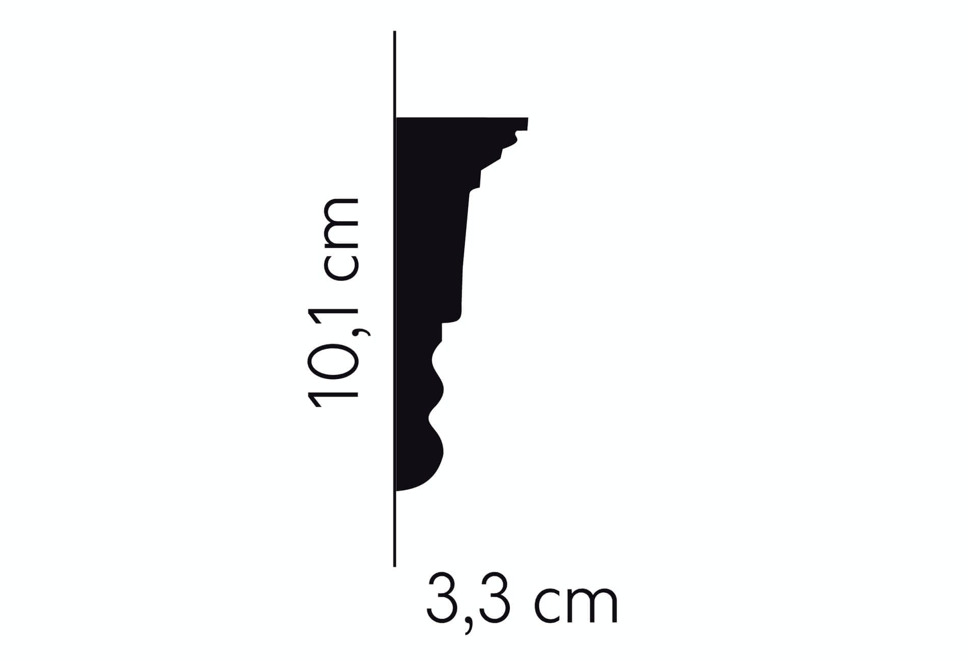 Listwa ścienna MDD334 Mardom Decor wys. 10,1cm