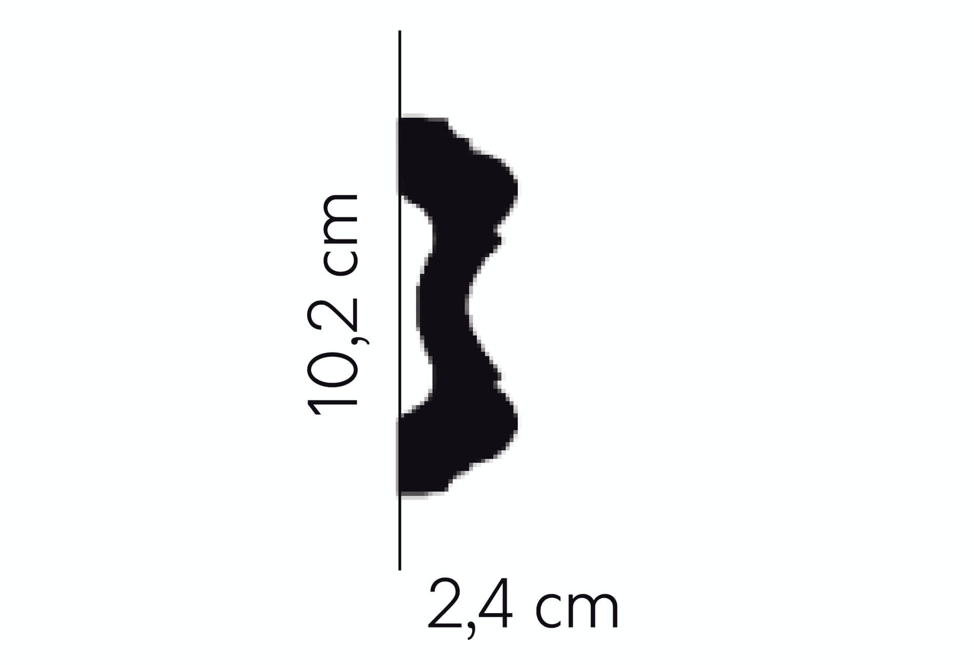 Listwa ścienna MDD345 Mardom Decor wys. 10,2cm