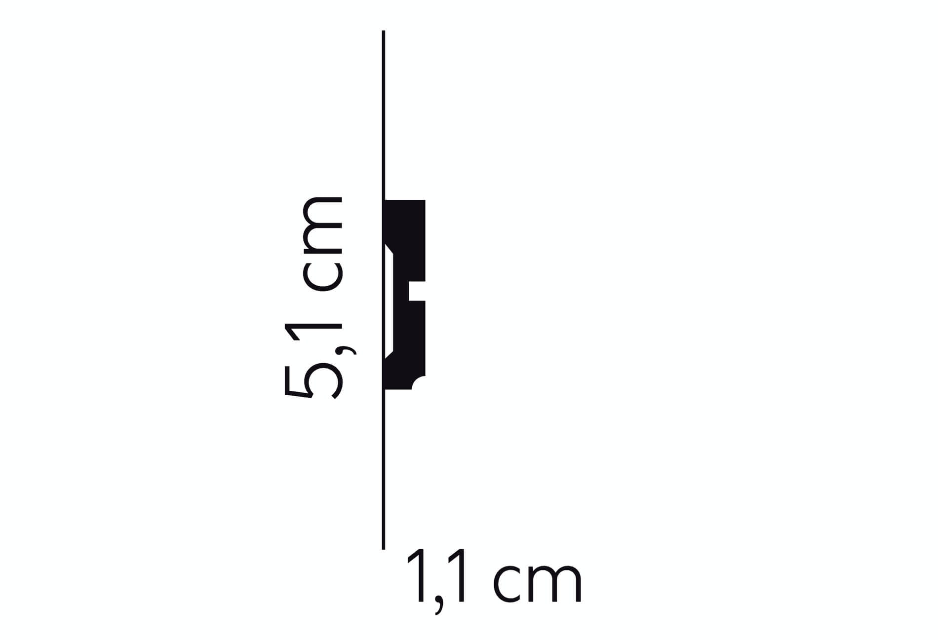 Listwa ścienna MDD414 Mardom Decor wys. 5,1cm