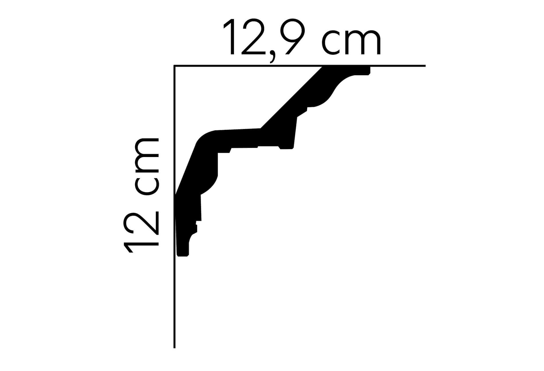 Listwa przysufitowa MDB169 Mardom Decor wys. 12cm