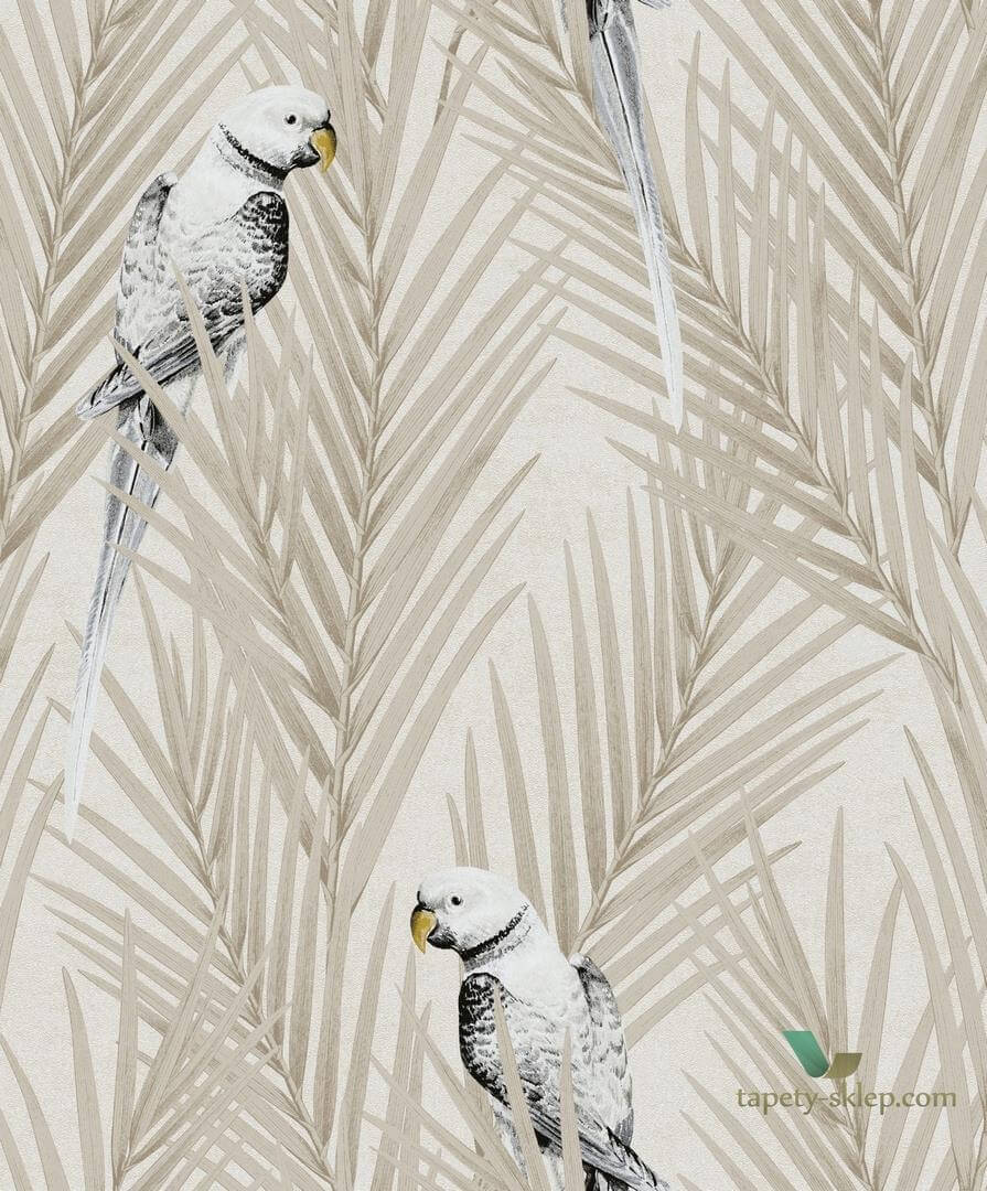 Tapeta Papugi Khroma CAB701 Eden Cabinet of Curiosities