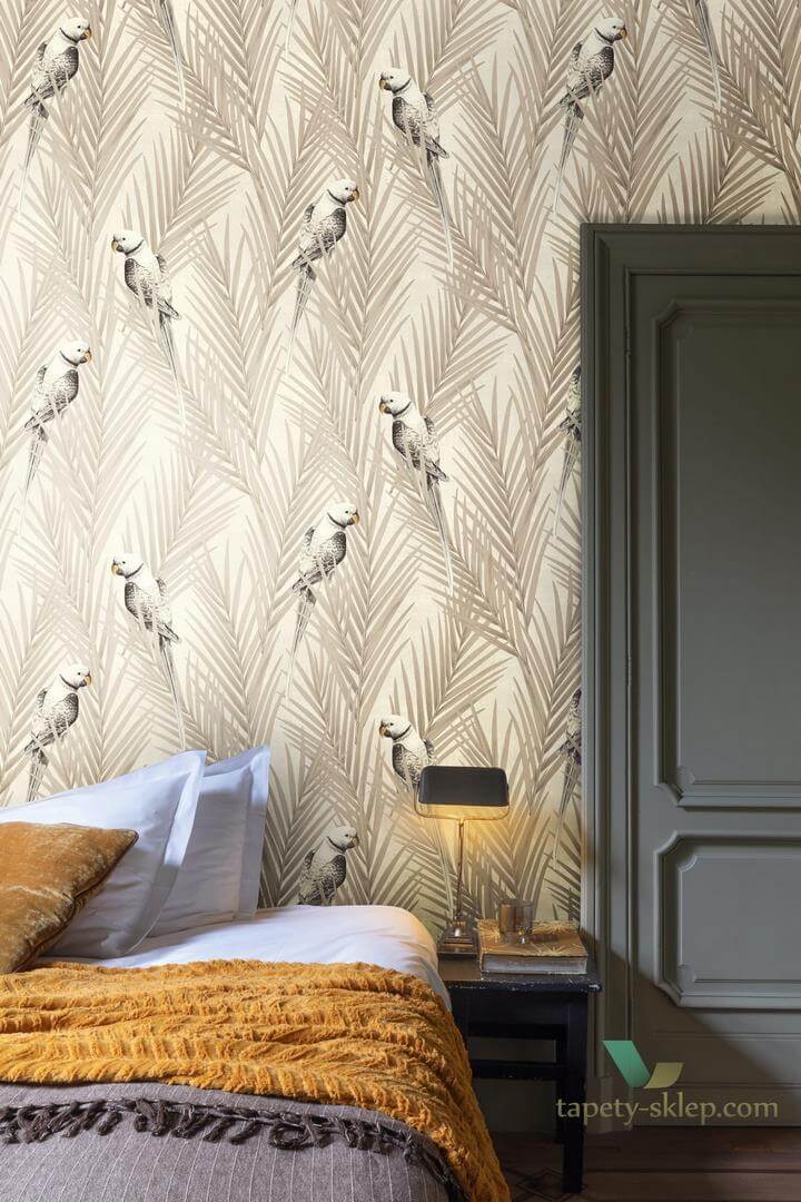 Tapeta Papugi Khroma CAB701 Eden Cabinet of Curiosities