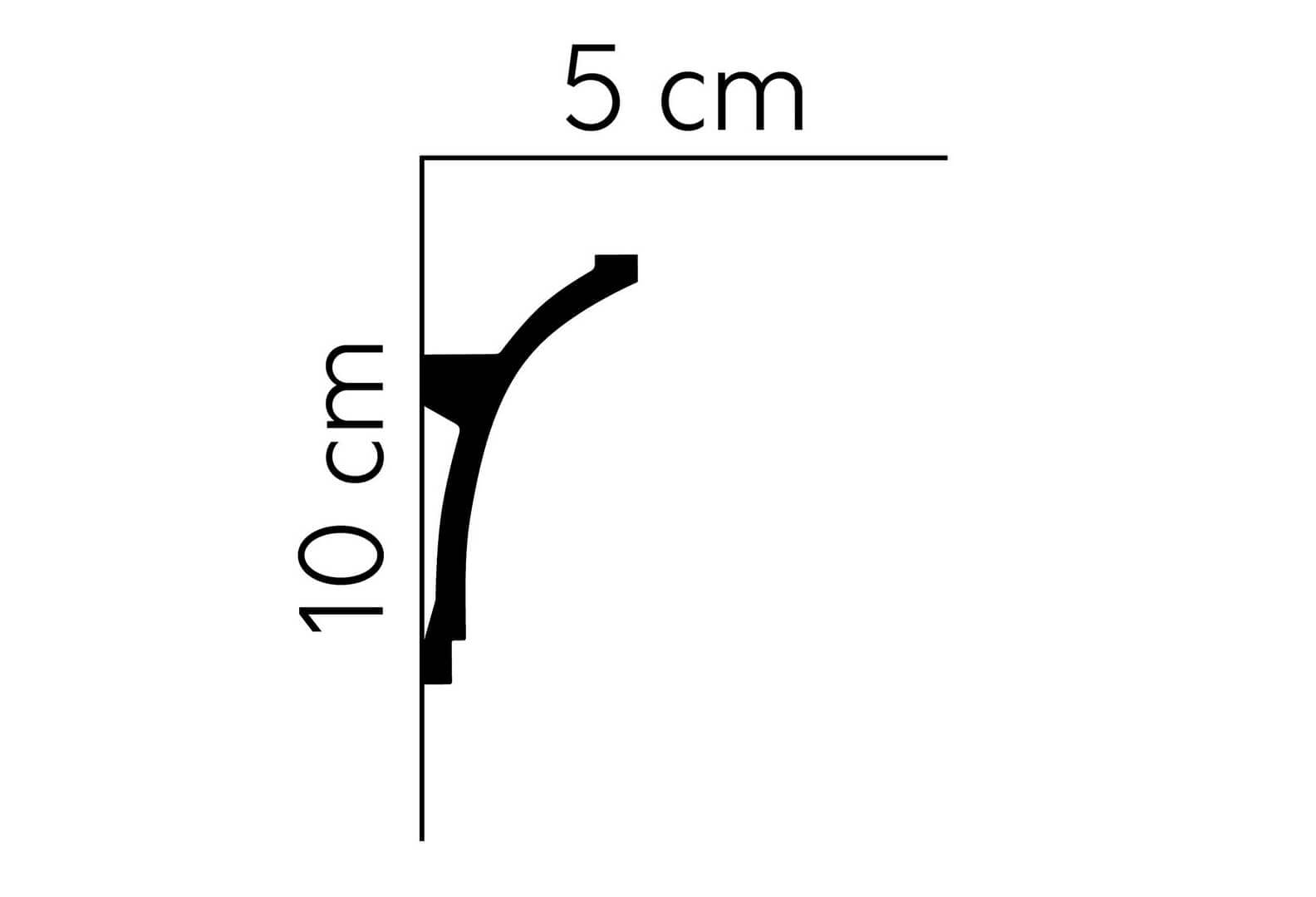 Listwa oświetleniowa LED MDB100 Mardom Decor wys. 10cm