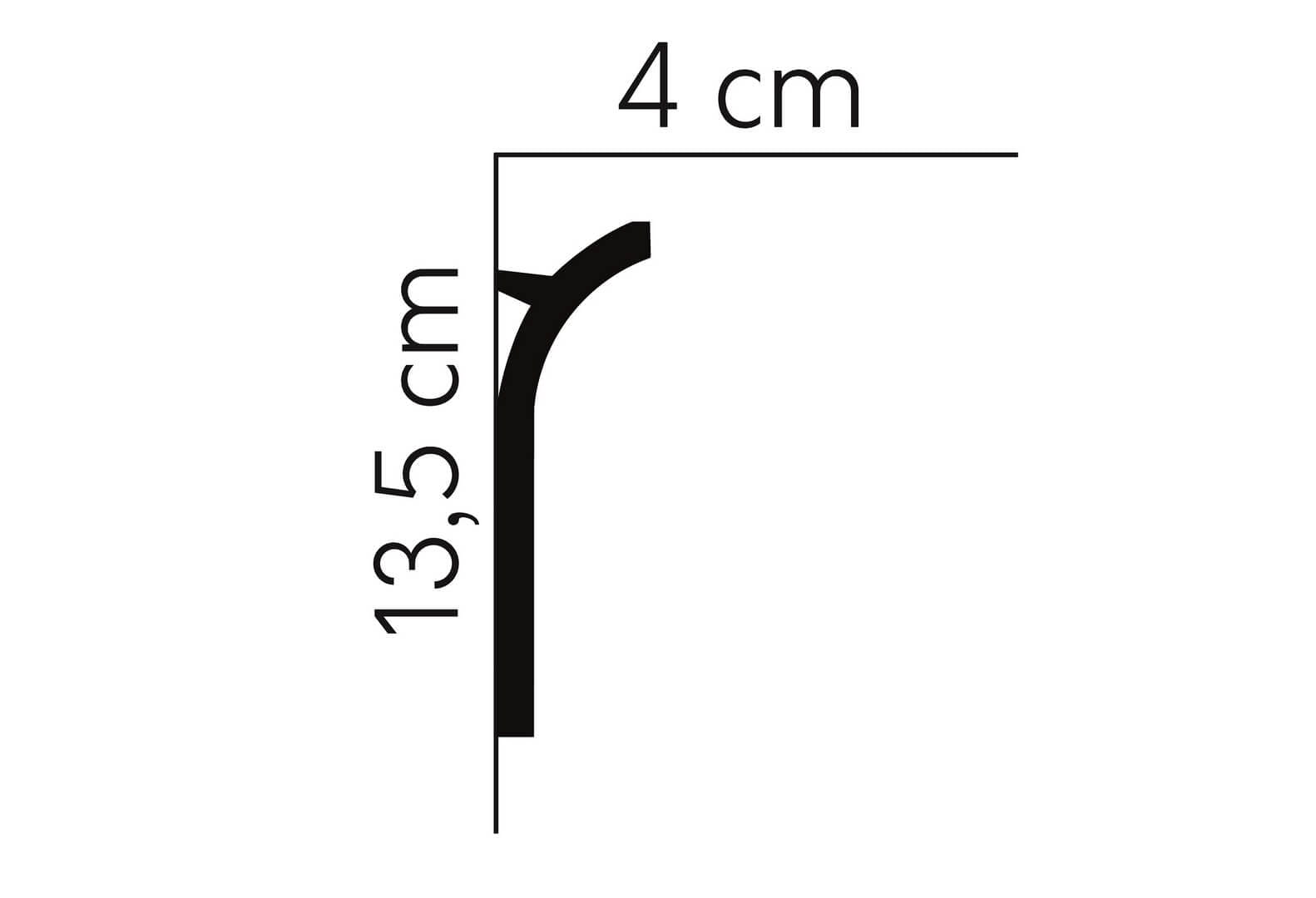Listwa oświetleniowa LED QS011 Mardom Decor wys. 13,5cm