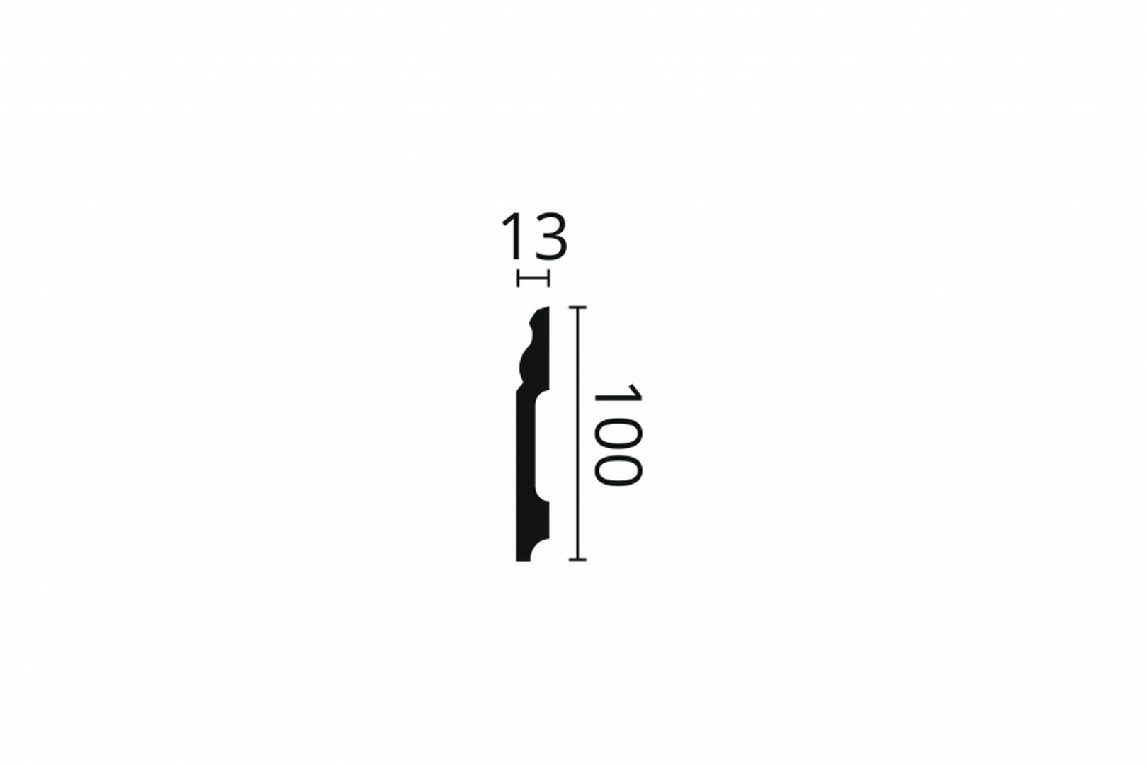 Listwa podłogowa FB2F Wallstyl Noël & Marquet wys. 10cm