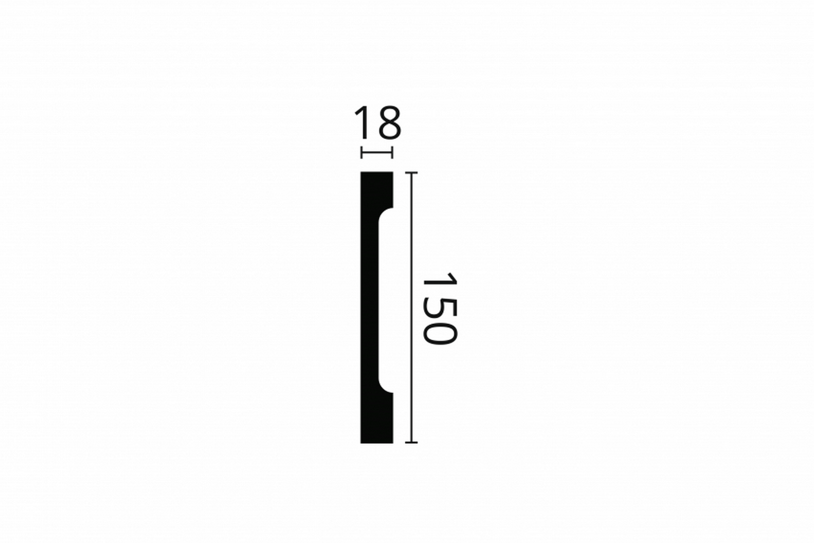 Listwa podłogowa FD15S Wallstyl Noël & Marquet wys. 15cm