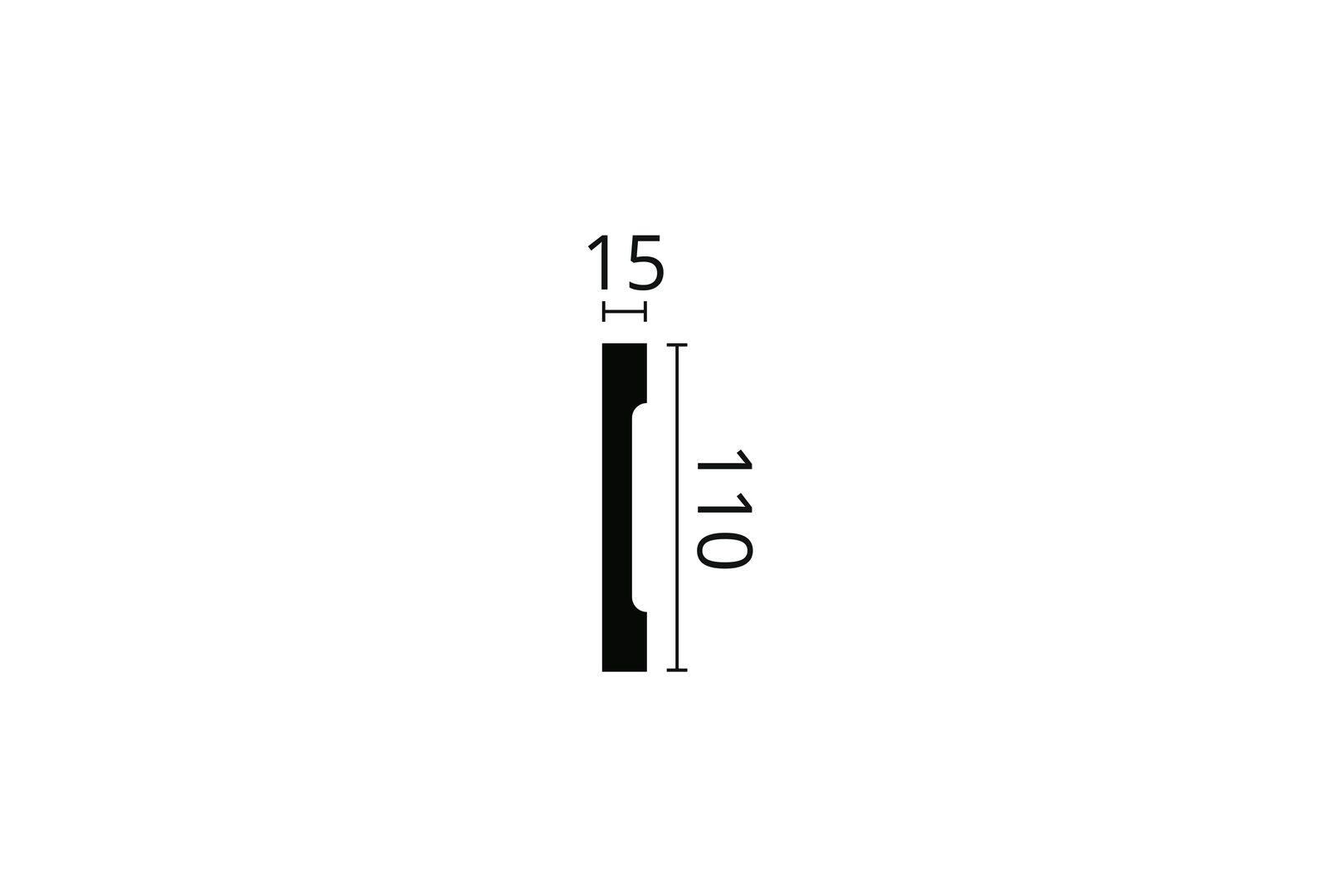 Listwa podłogowa FD2S Wallstyl Noël & Marquet wys. 11cm