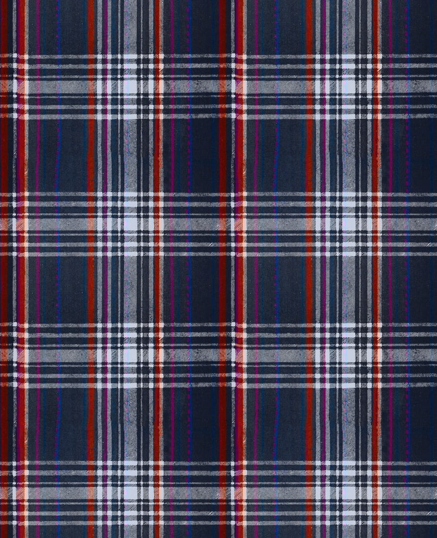 Tapeta Krata Mind The Gap SEAPORT PLAID Navy Blue WP30067 Sundance Villa Complementary