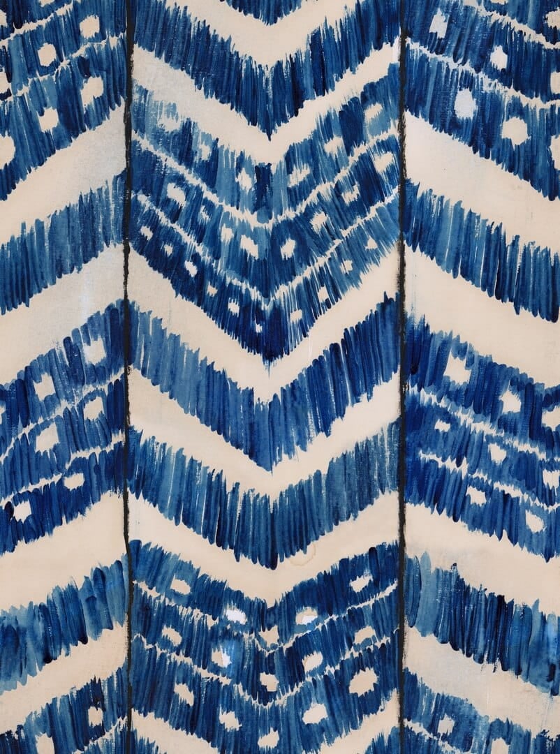 Tapeta Zygzaki Mind The Gap TURKISH IKAT Indigo WP30059 Sundance Villa Complementary