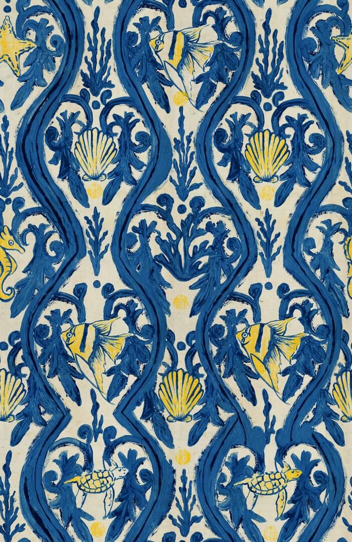 Tapeta Marynistyczna Muszle Ryby Żółwie Mind The Gap ZAKYNTHOS WP20569 Sundance Villa Complementary