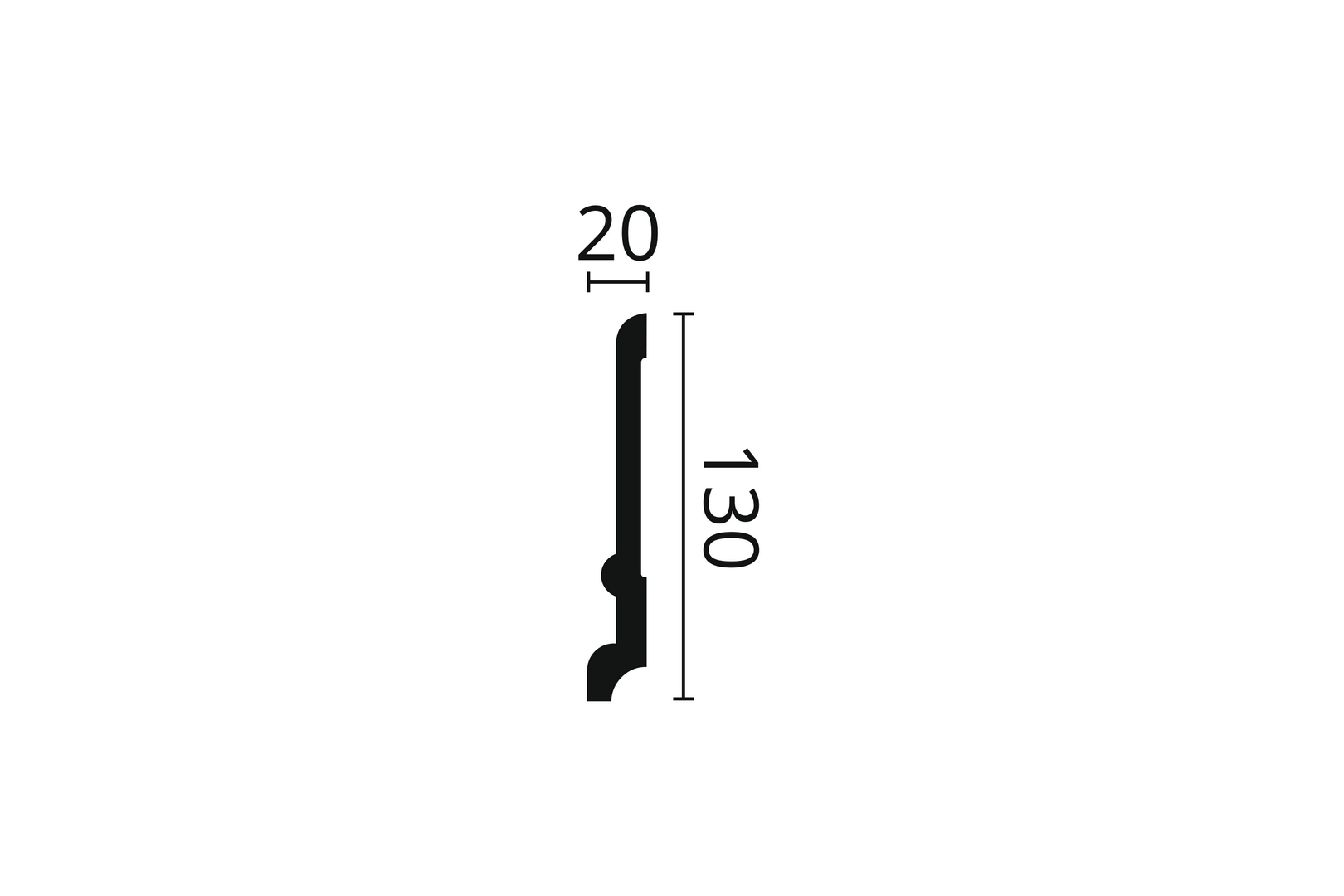 Listwa przysufitowa Wallstyl FD21 Noël & Marquet Noel & Marquet wys. 13cm