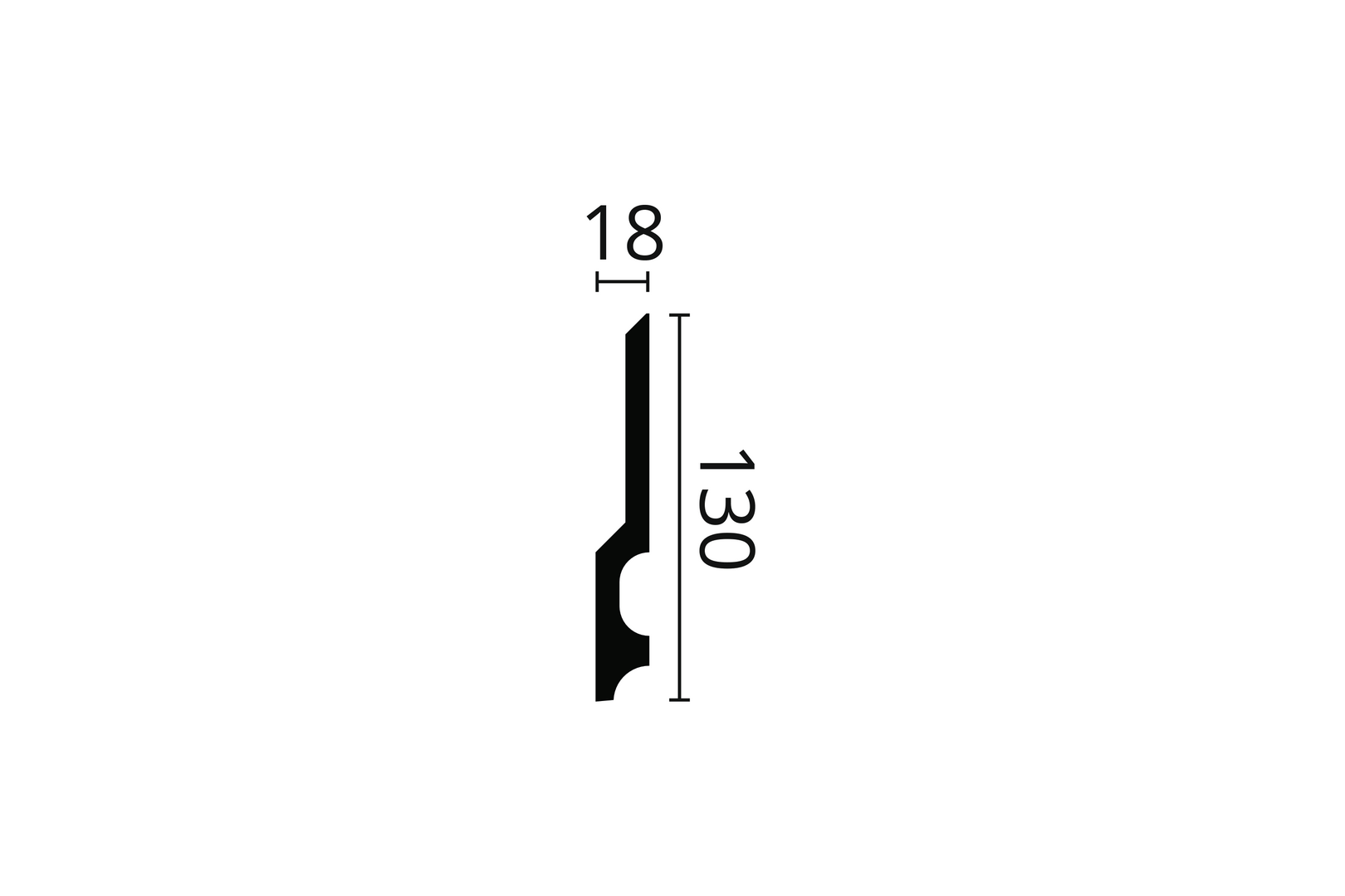 Listwa przysufitowa Wallstyl FD22 Noël & Marquet Noel & Marquet wys. 13cm