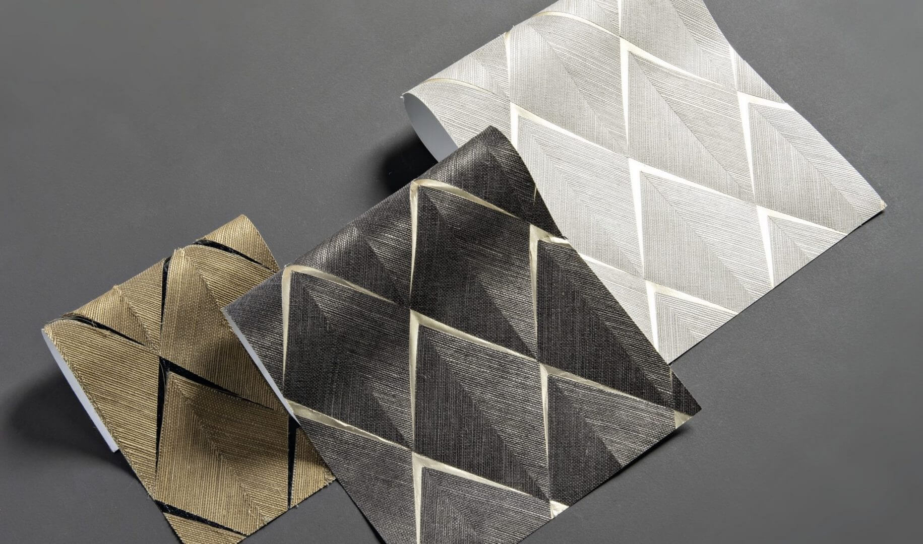 Tapeta Romby CMO Paris Sisal Losange SableBronze WSI 02 15 Sisal Wallcovering