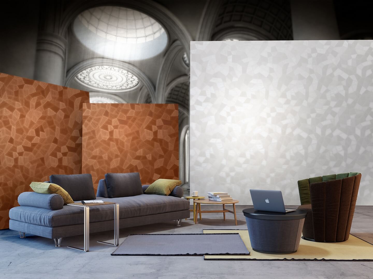 Tapeta Nowoczesna Obiektowa Arte Aurora 67171 Contract Pocket 2