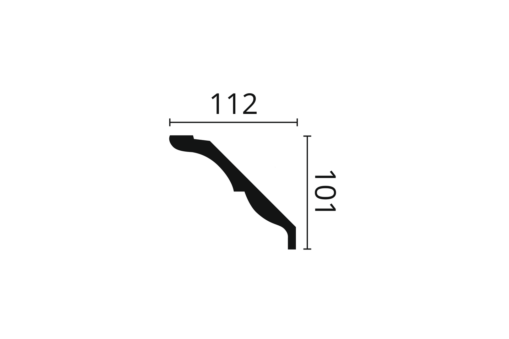 Listwa sufitowa Arstyl Z21 Noël & Marquet Noel & Marquet wys. 10,1cm