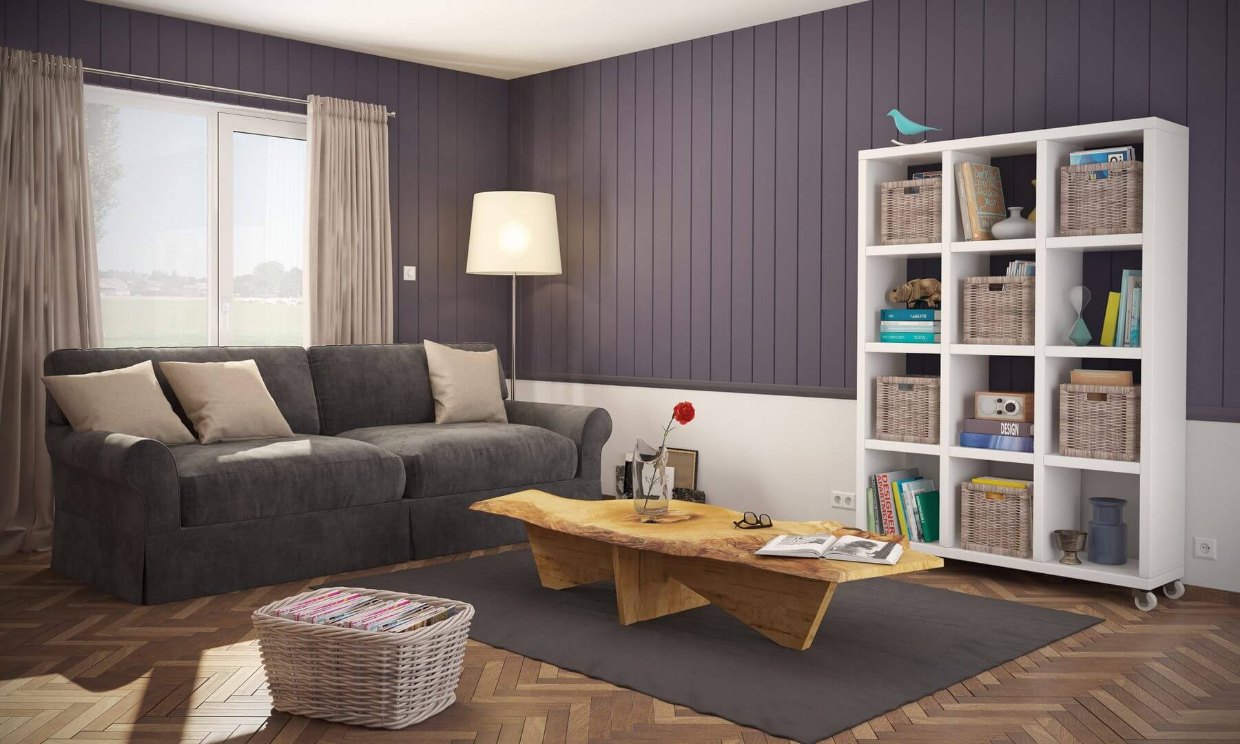 Listwa ścienna boazeria Wallstyl WG2 Noël & Marquet Noel & Marquet wys. 9,25cm