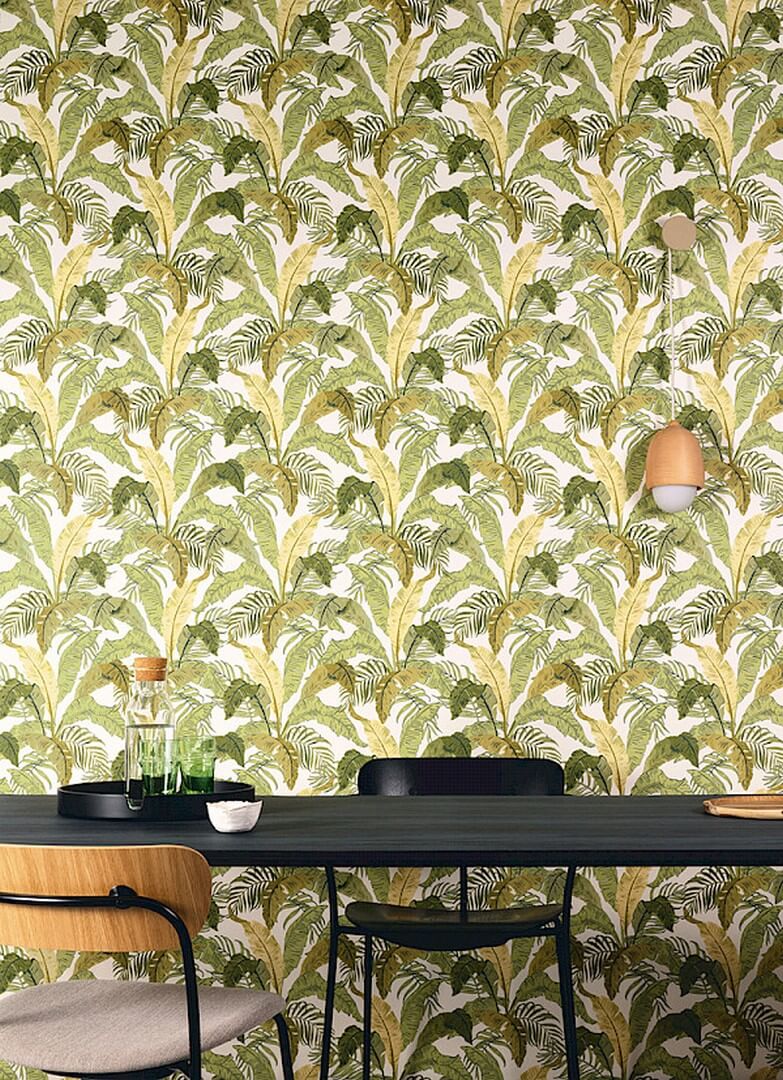 Tapeta Bananowiec i Palmy Khroma LOT003 Botanic Lotus